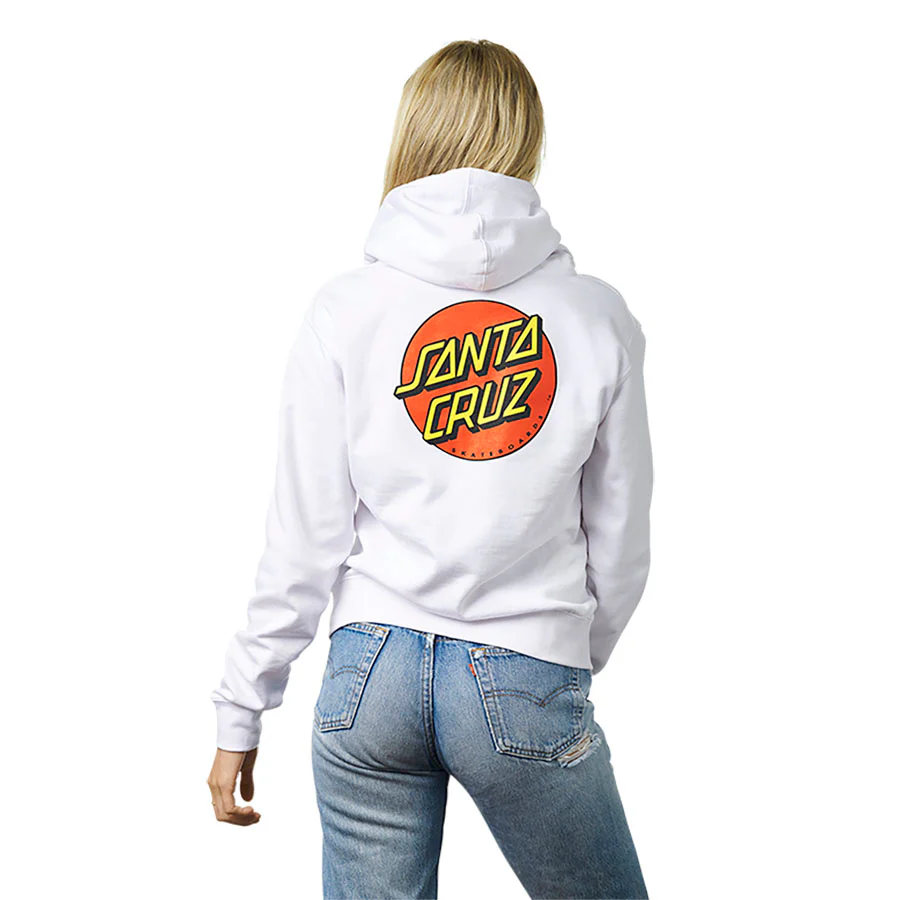 Classic Dot Womens Santa Cruz Zip Hoodie - Image 19