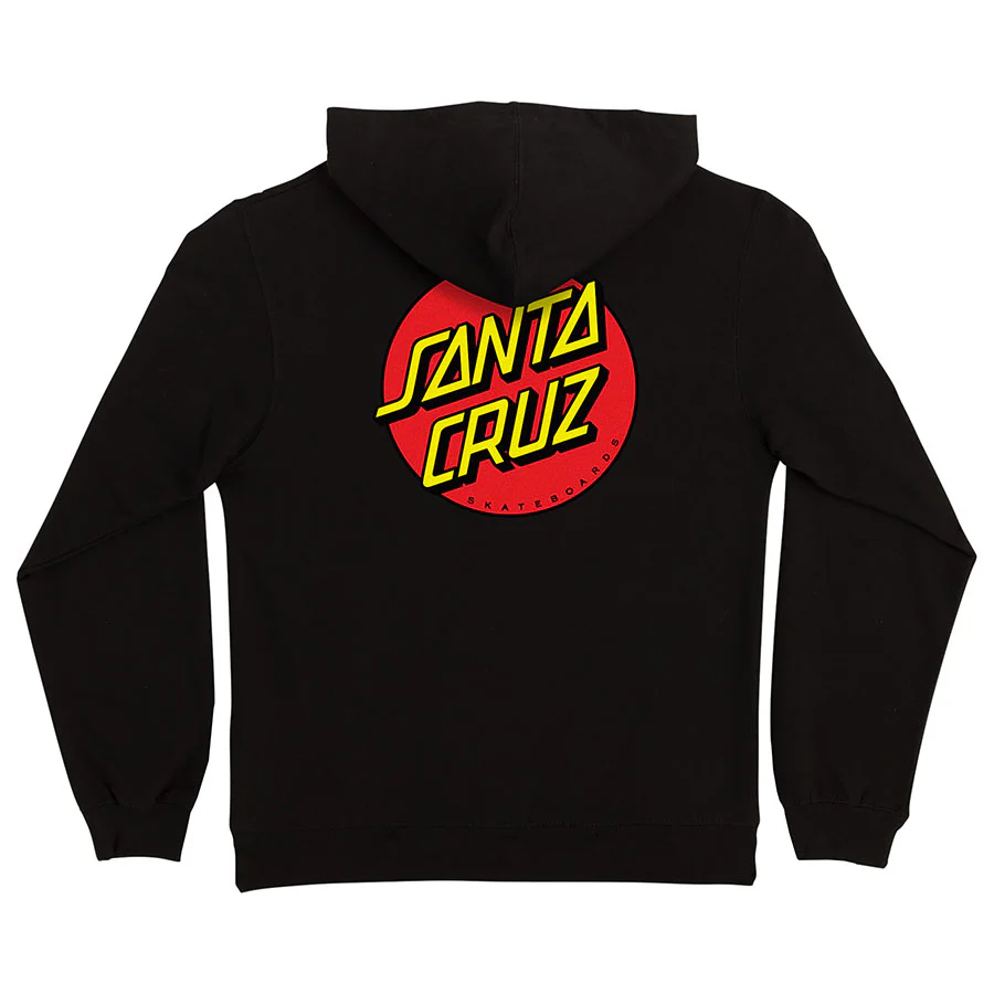 Classic Dot Santa Cruz Youth Zip Hoodie - Image 3