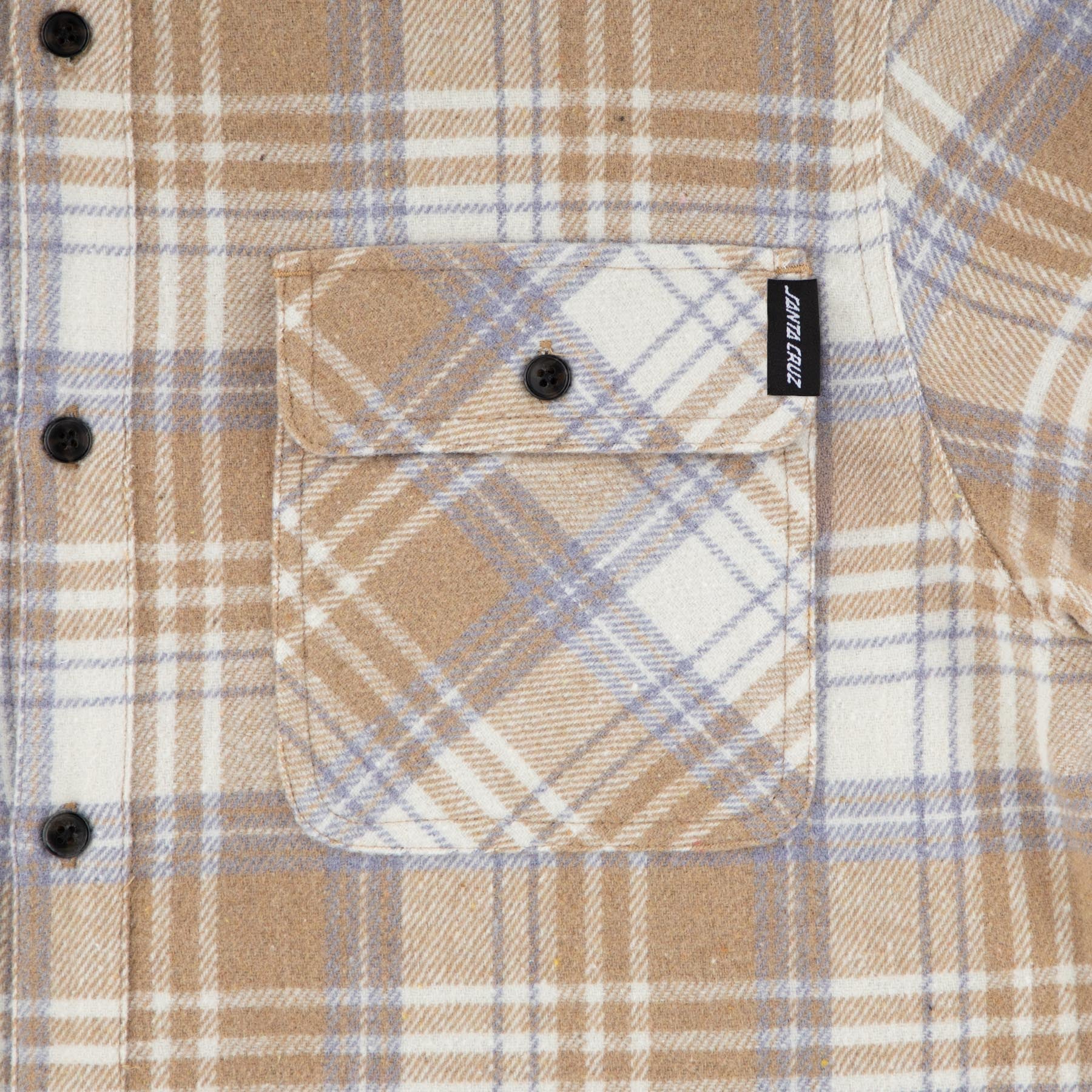 Classic Mens Santa Cruz Longsleeve Flannel Shirt - Image 23