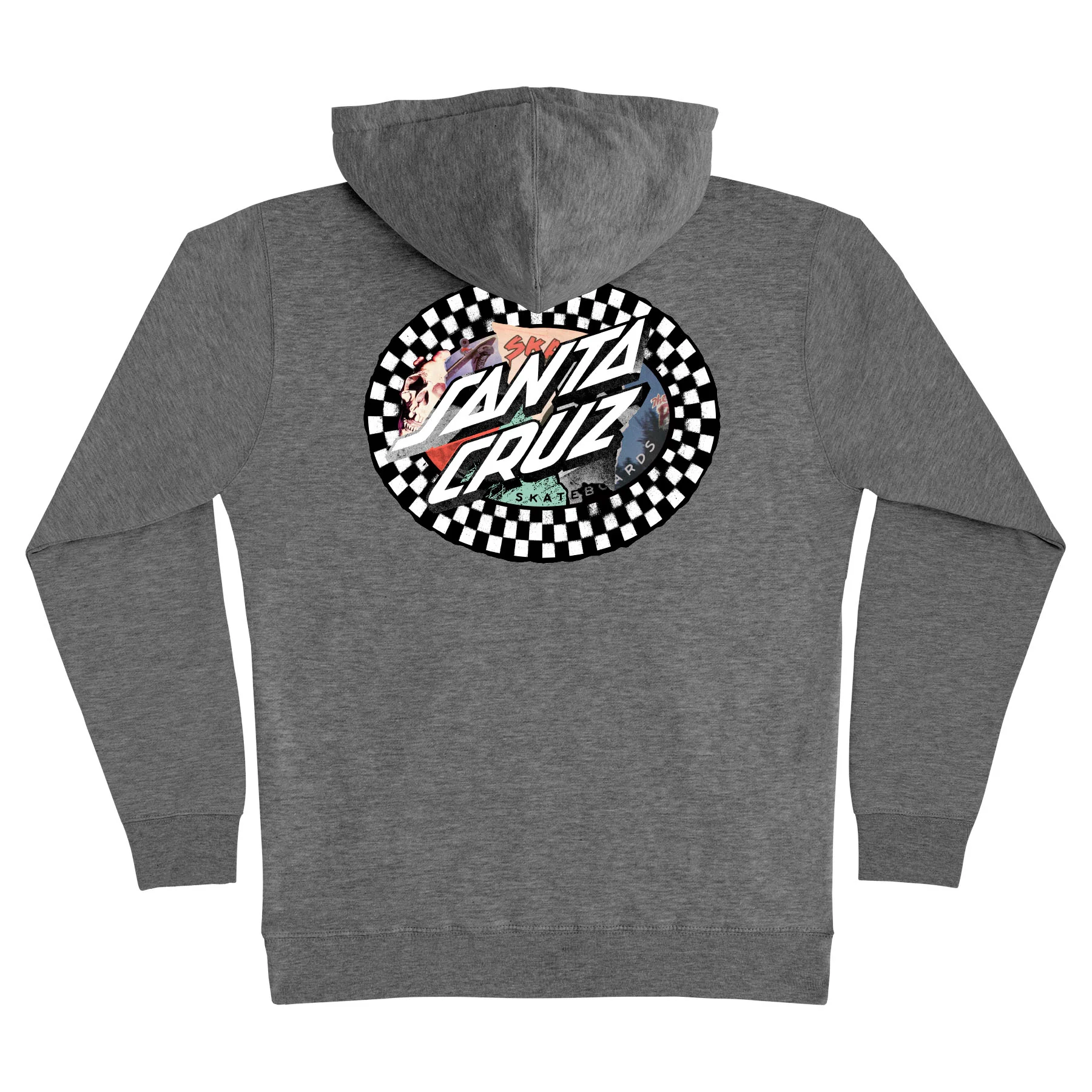 Collage Oval Dot Mens Santa Cruz Hoodie - Image 4