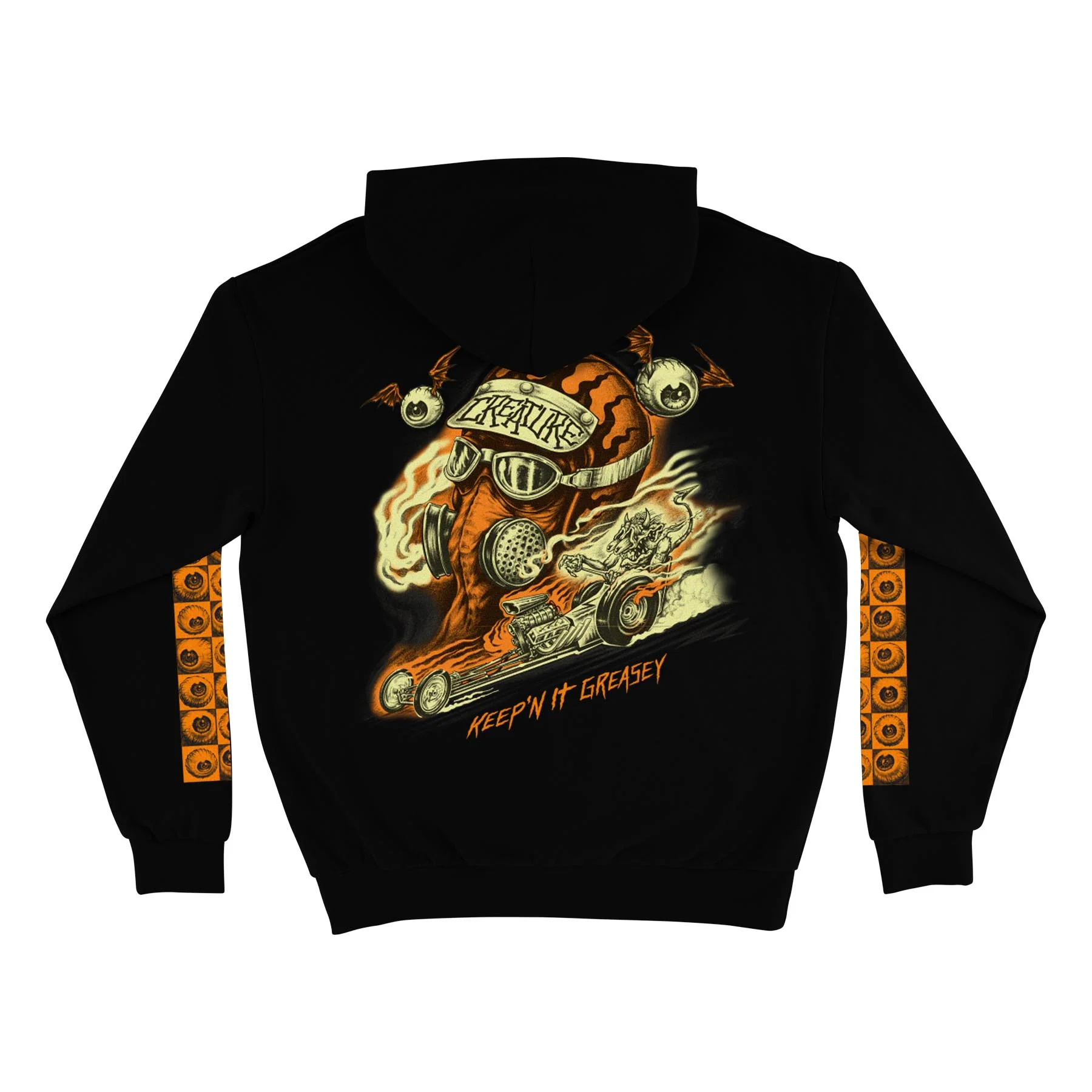 Crash & Burn Mens Creature Hoodie - Image 4