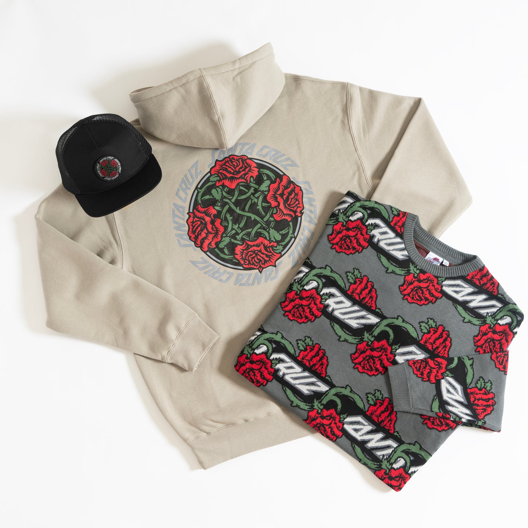 Dressen Rose Vine Santa Cruz Mens Sweater - Image 4