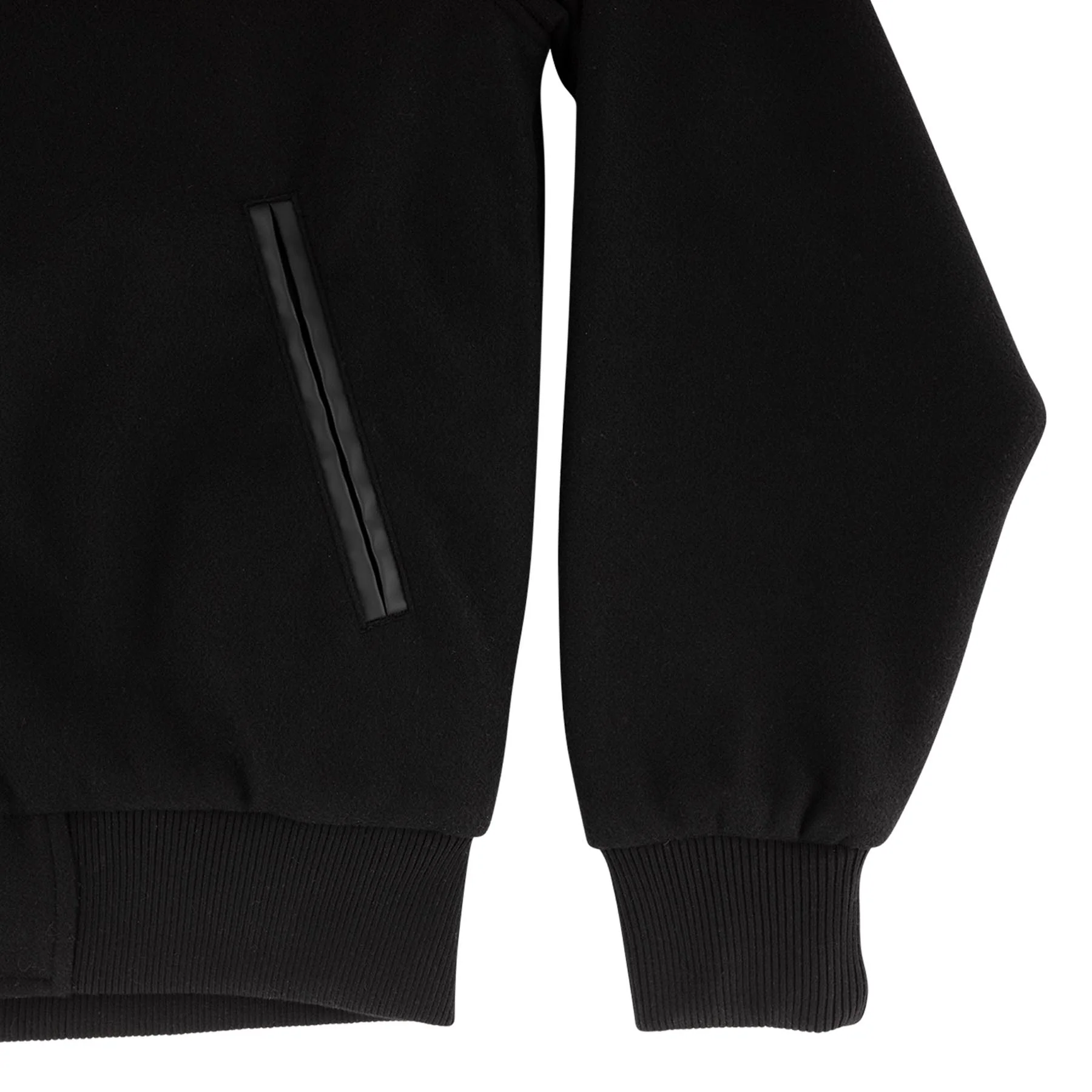 Drop Out Mens Creature Hooded Varsity Jacket - Image 6