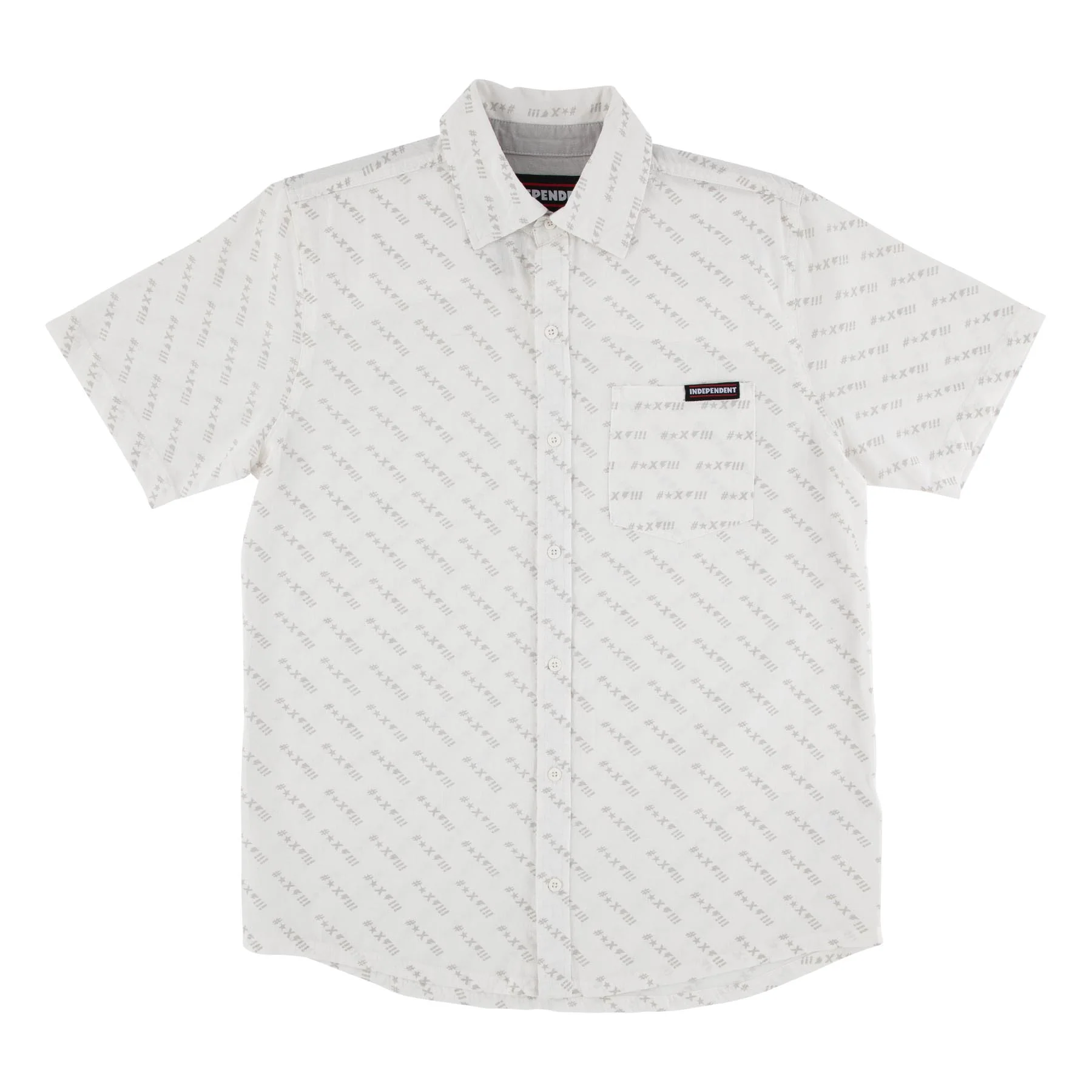 Exclamation Pattern Independent Mens Shirt - Image 4