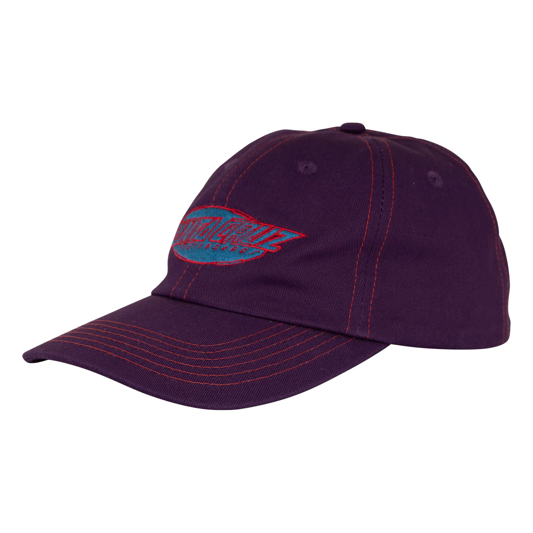 Fracture Oval Dot Snapback Womens Santa Cruz Hat