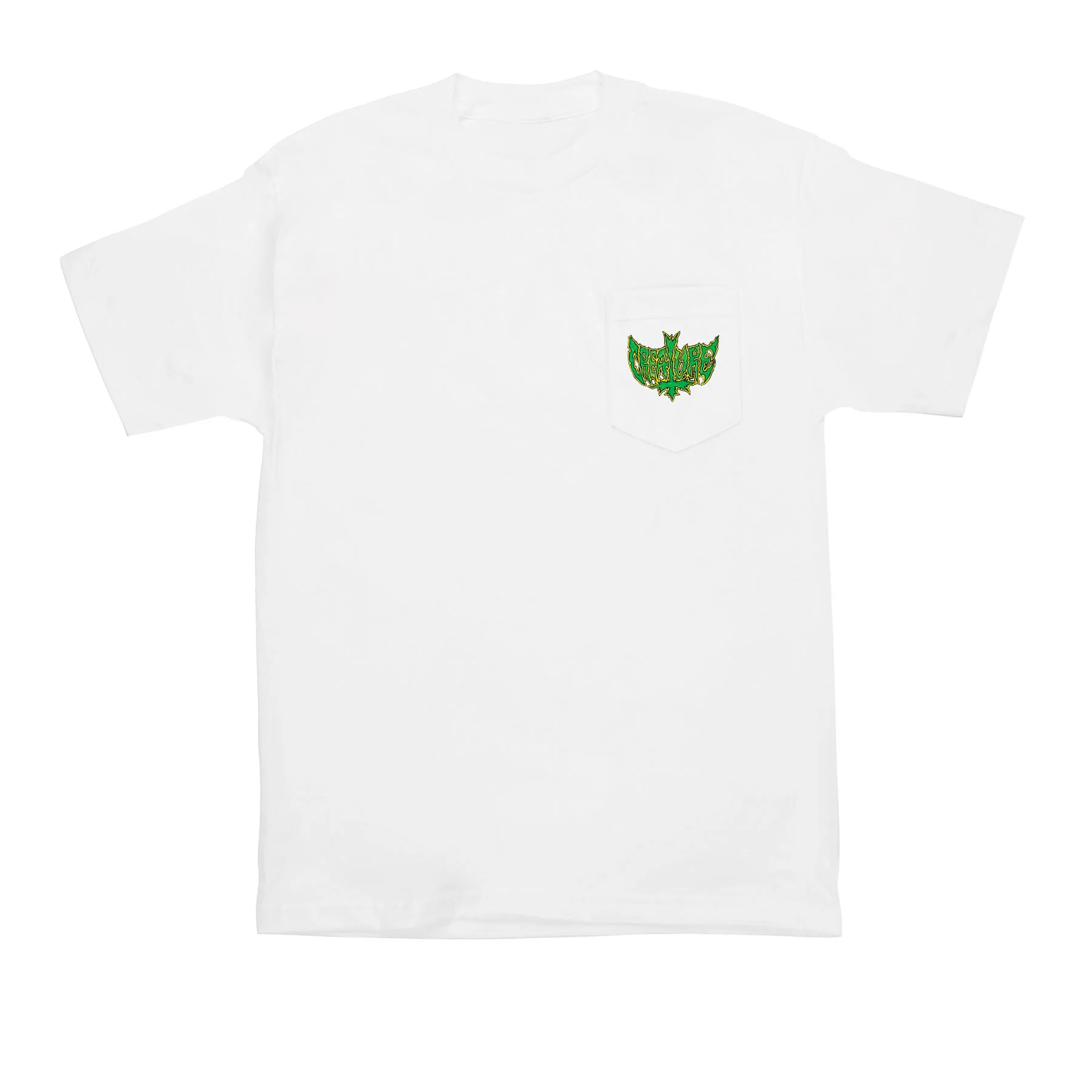 Gravette Hippie Skull Creature Pocket T-Shirt - Image 3
