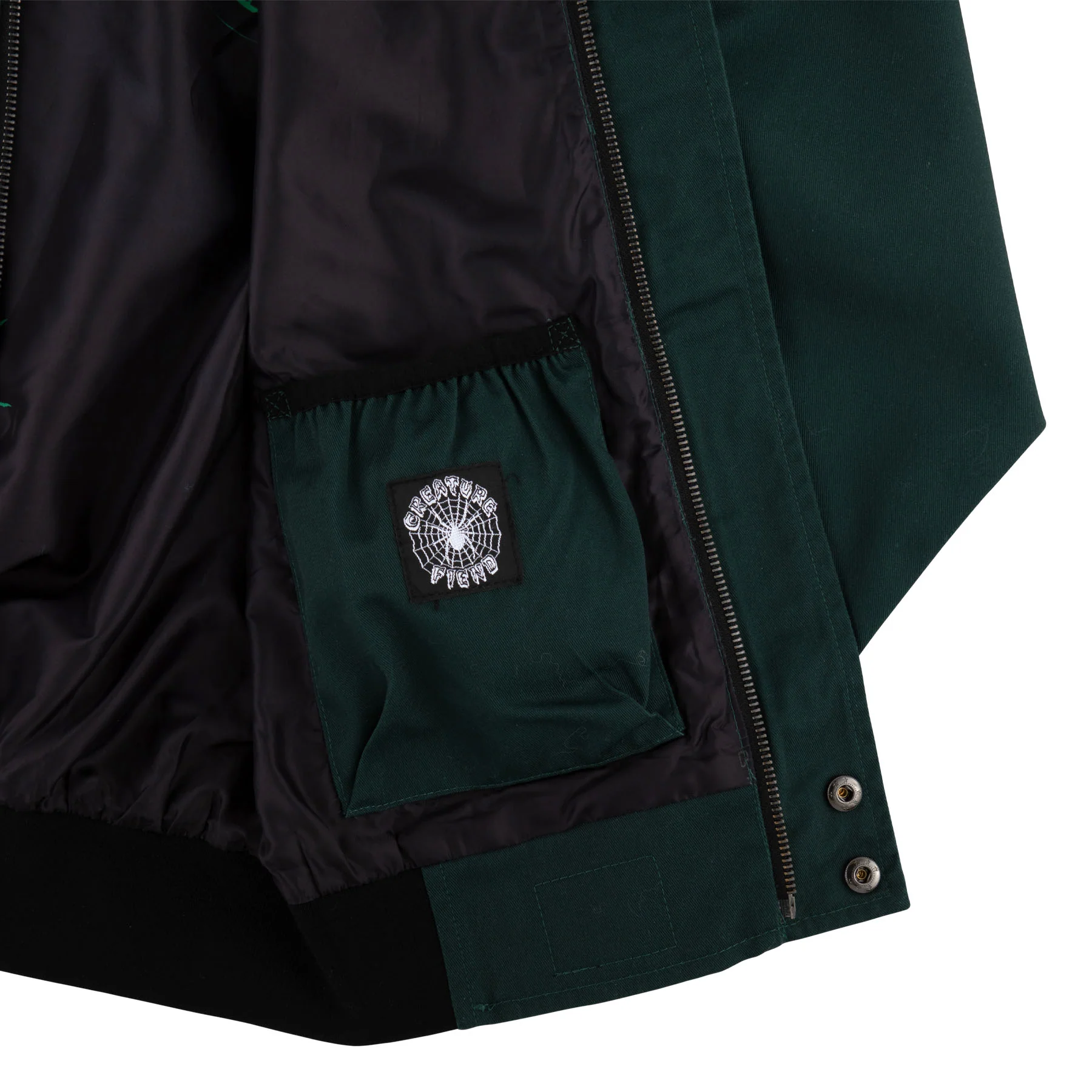 Hesher Lightweight Mens Creature Bomber Jacket - Image 3
