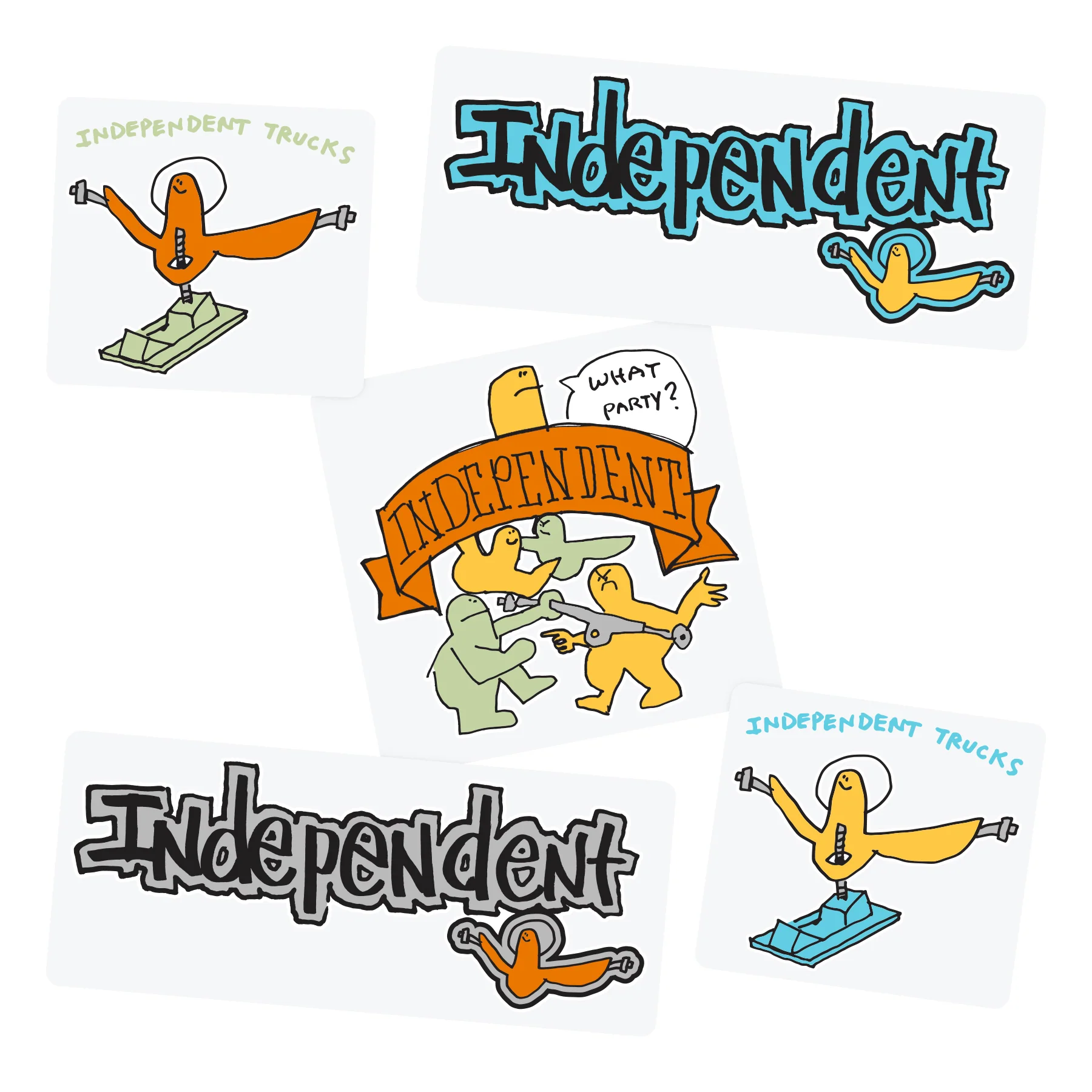 Gonz Hanger Independent Sticker Pack
