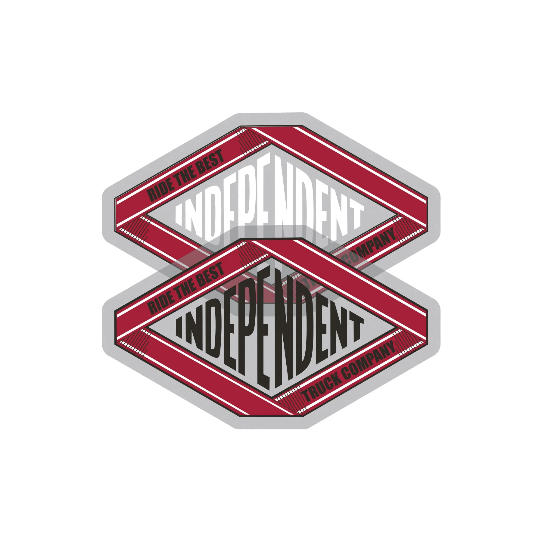 Scroll 2 3.75in Independent Stickers (25 Pack)