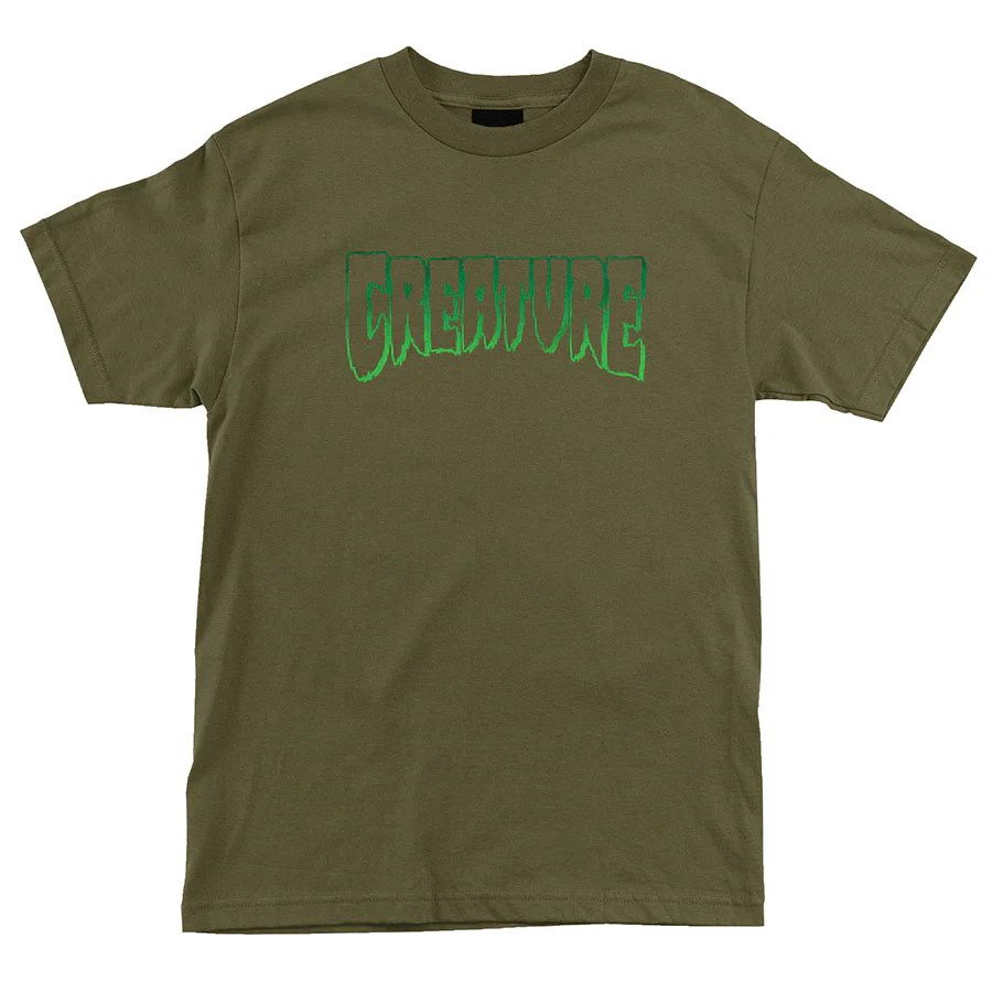 Logo Outline Mens Creature T-Shirt - Image 5