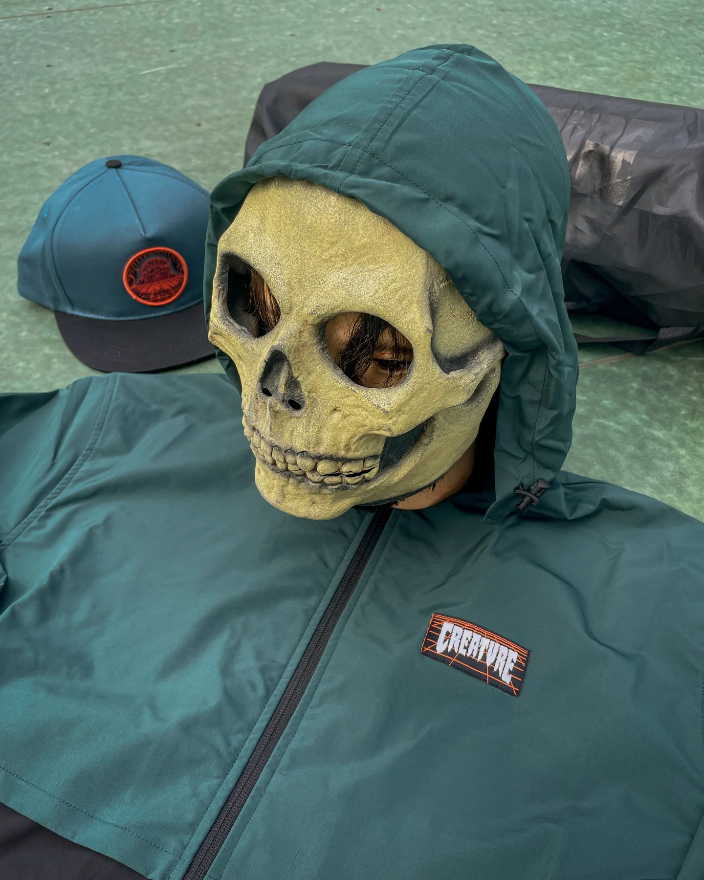 Lost At Sea Mens Creature Packable Windbreaker - Image 9