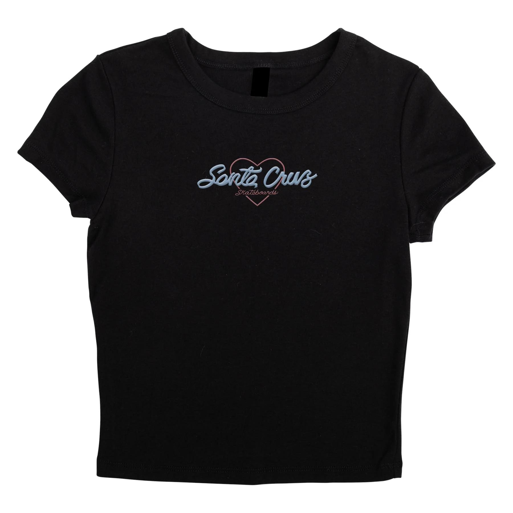 Love Script Womens Santa Cruz Crop T-Shirt