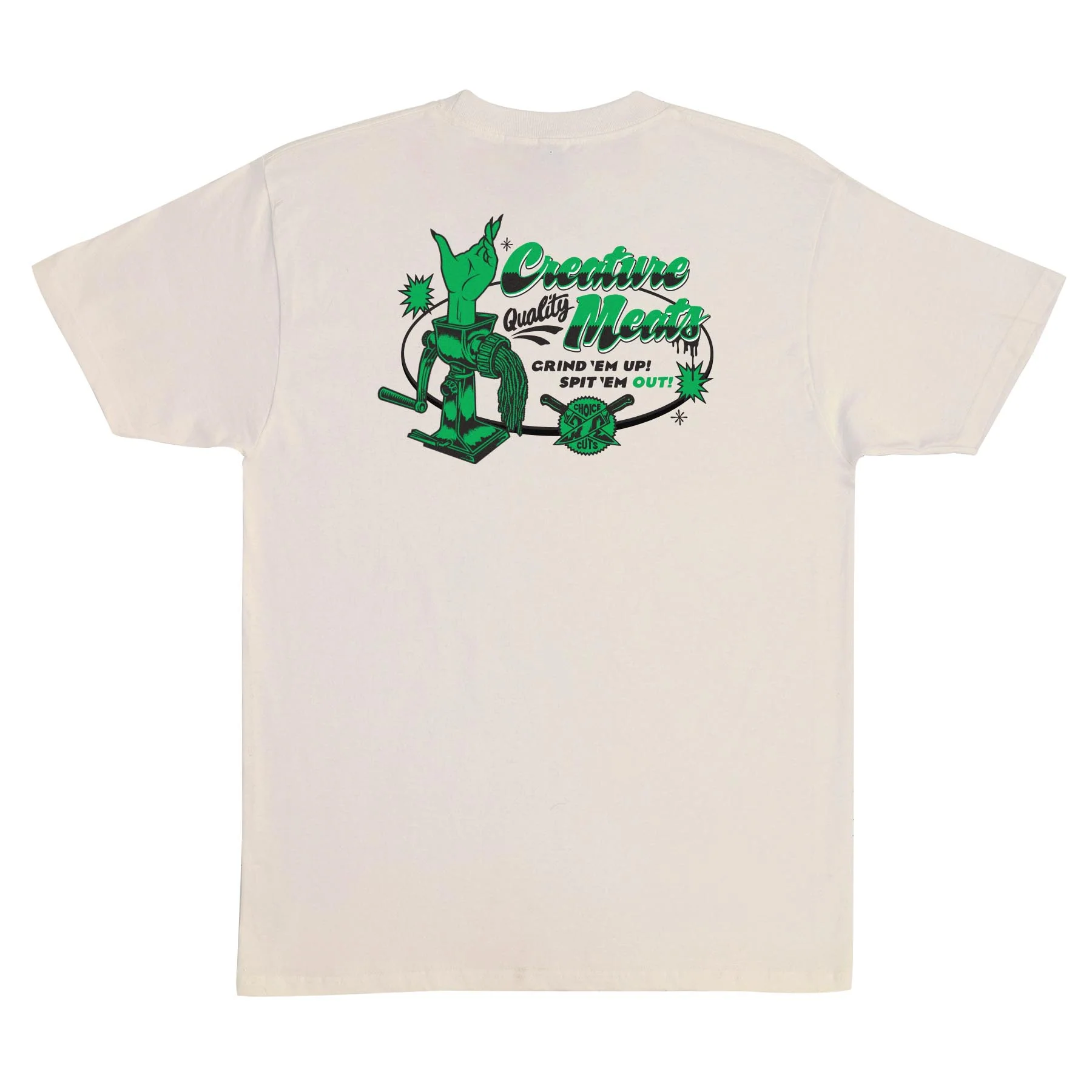 Meat Grinder Mens Creature T-Shirt - Image 4