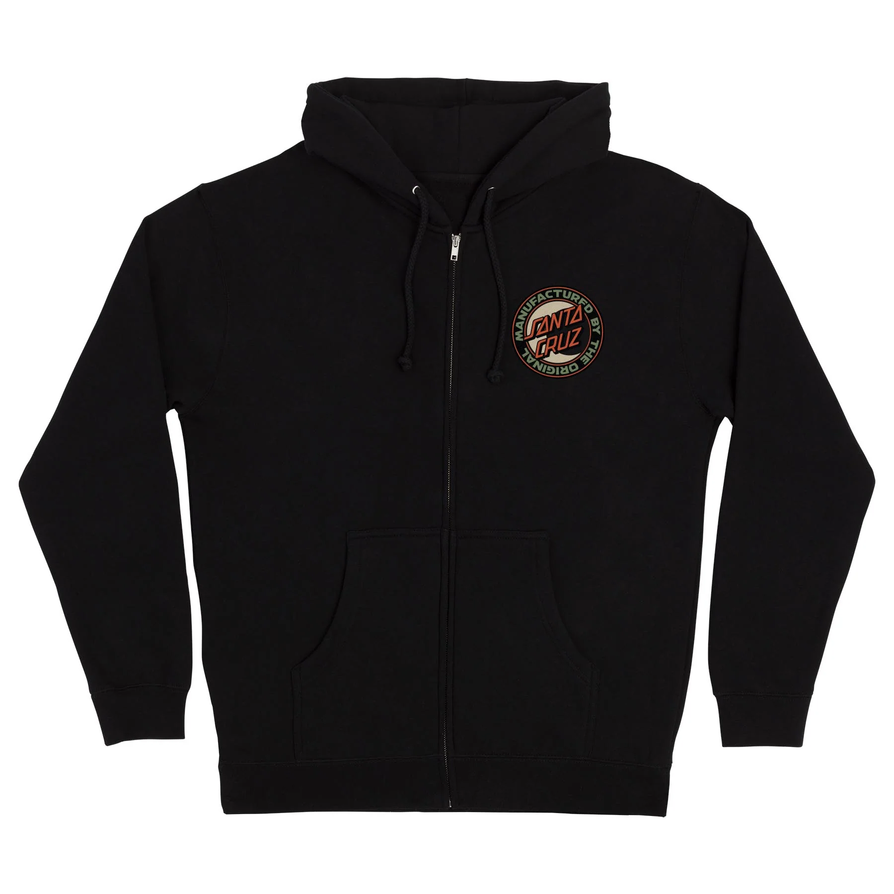 MFG Moon Dot Mens Santa Cruz Zip Hoodie
