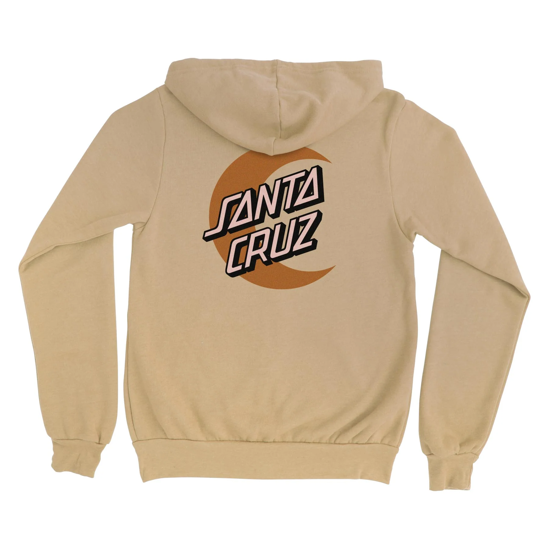Moon Dot Womens Santa Cruz Zip Hoodie - Image 8