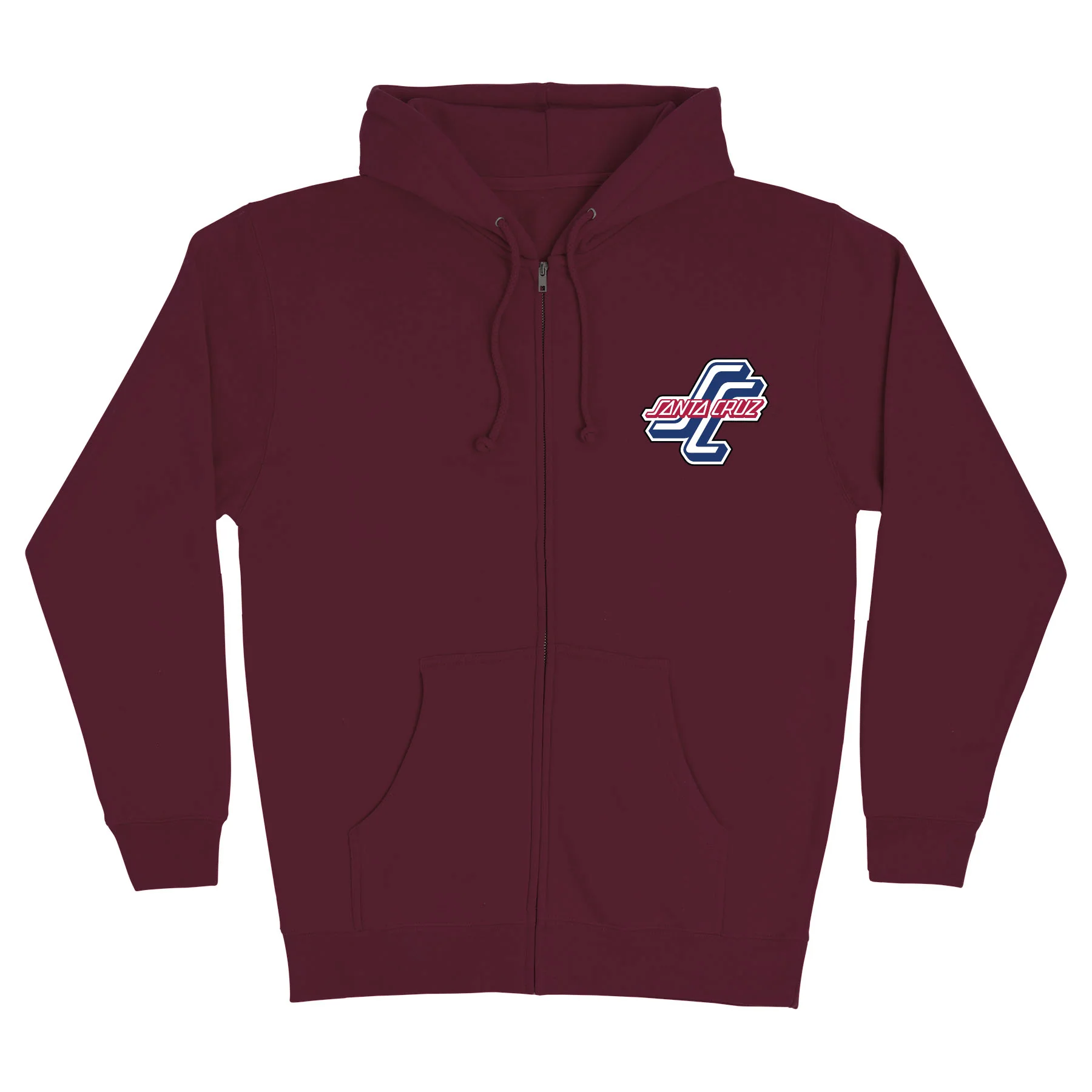 Outer OGSC Mens Santa Cruz Zip Hoodie - Image 3