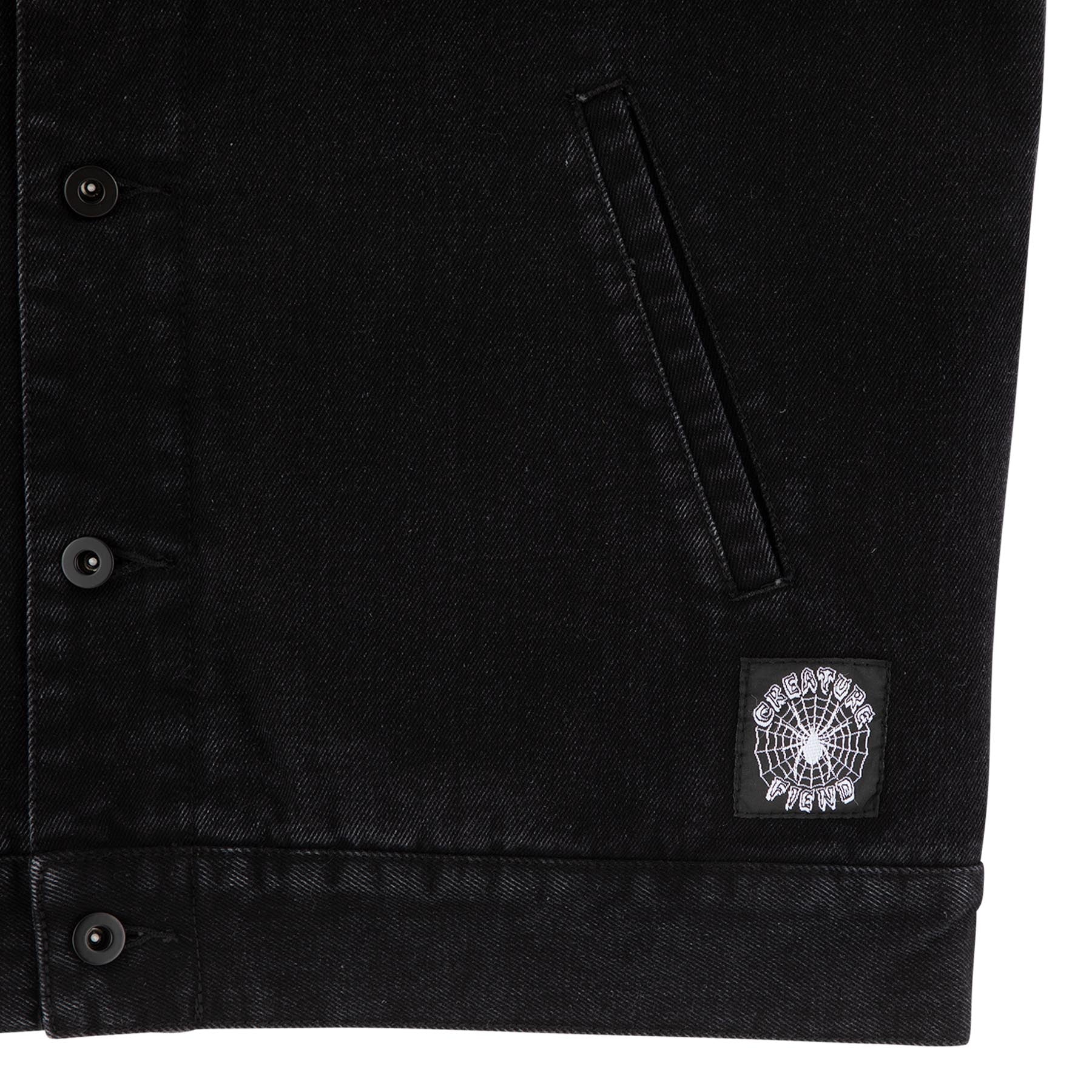 Resurrection Mens Creature Denim Vest - Image 6