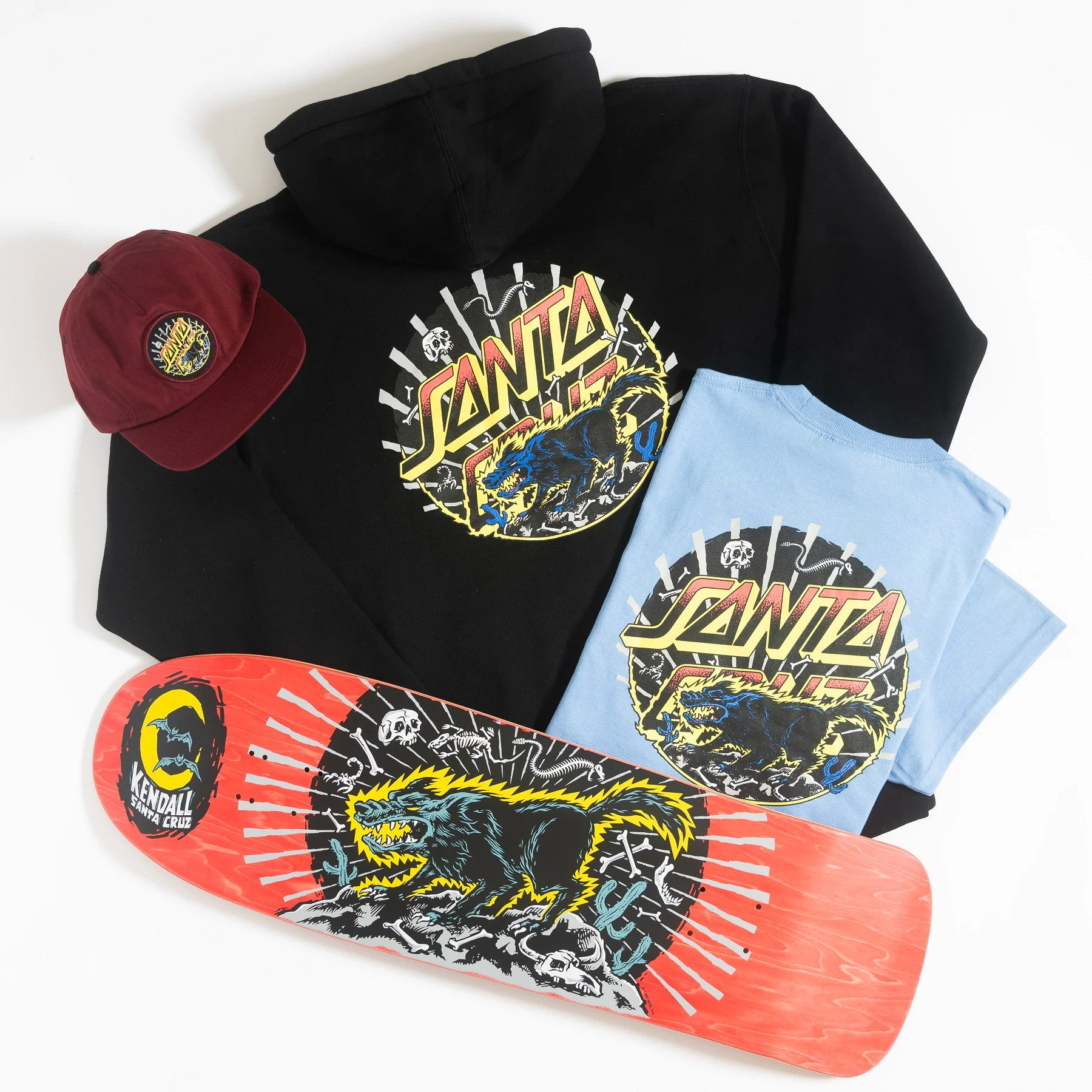 Kendall Wolf Dot 4in Santa Cruz Stickers (25 Pack) - Image 2