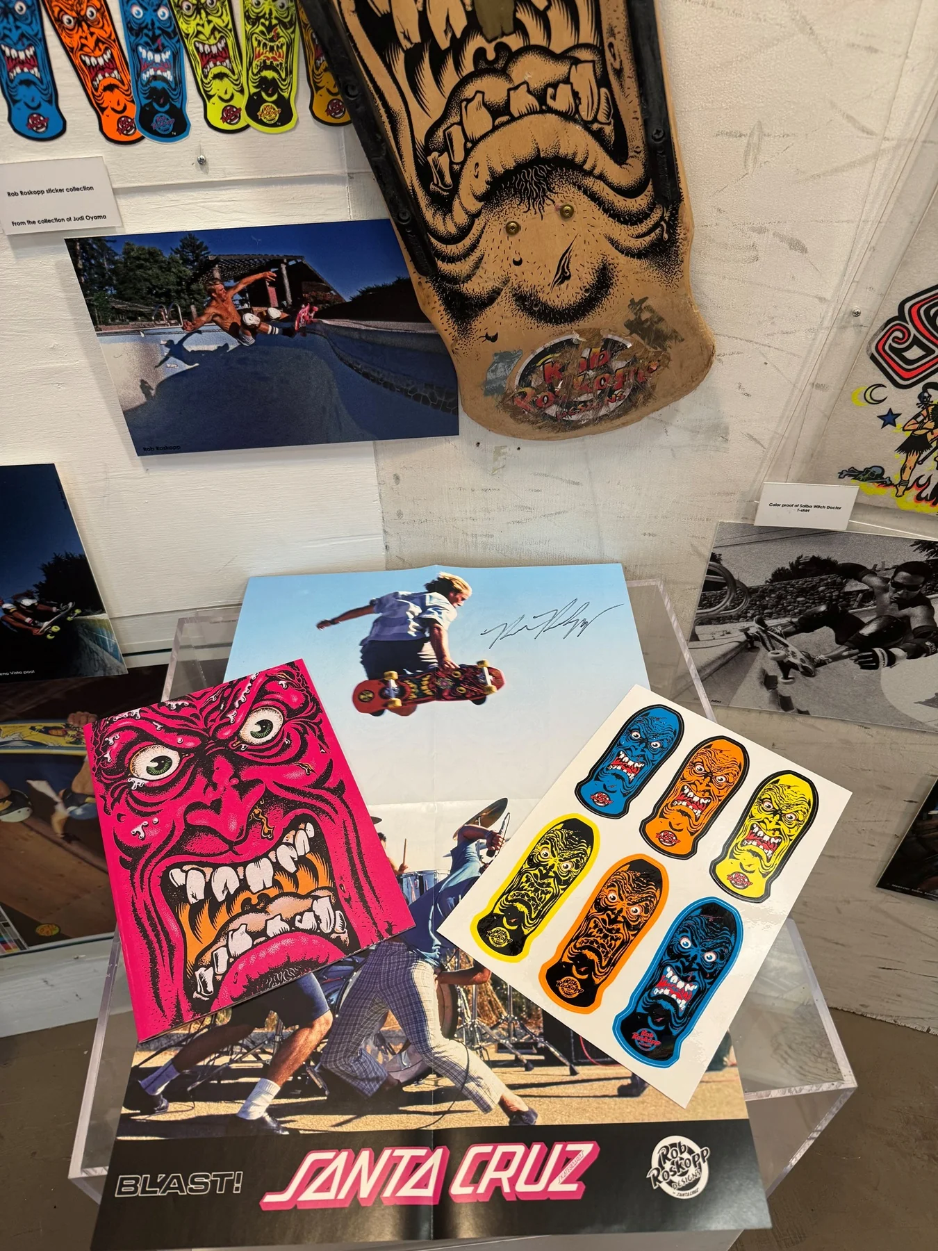 Rob Roskopp Signed Santa Cruz Memorabilia Pack - Image 2