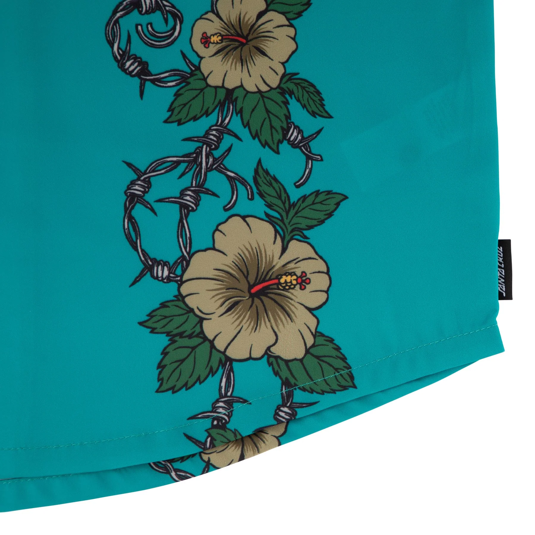 Screaming Cabana Pattern Santa Cruz Mens Shirt - Image 6