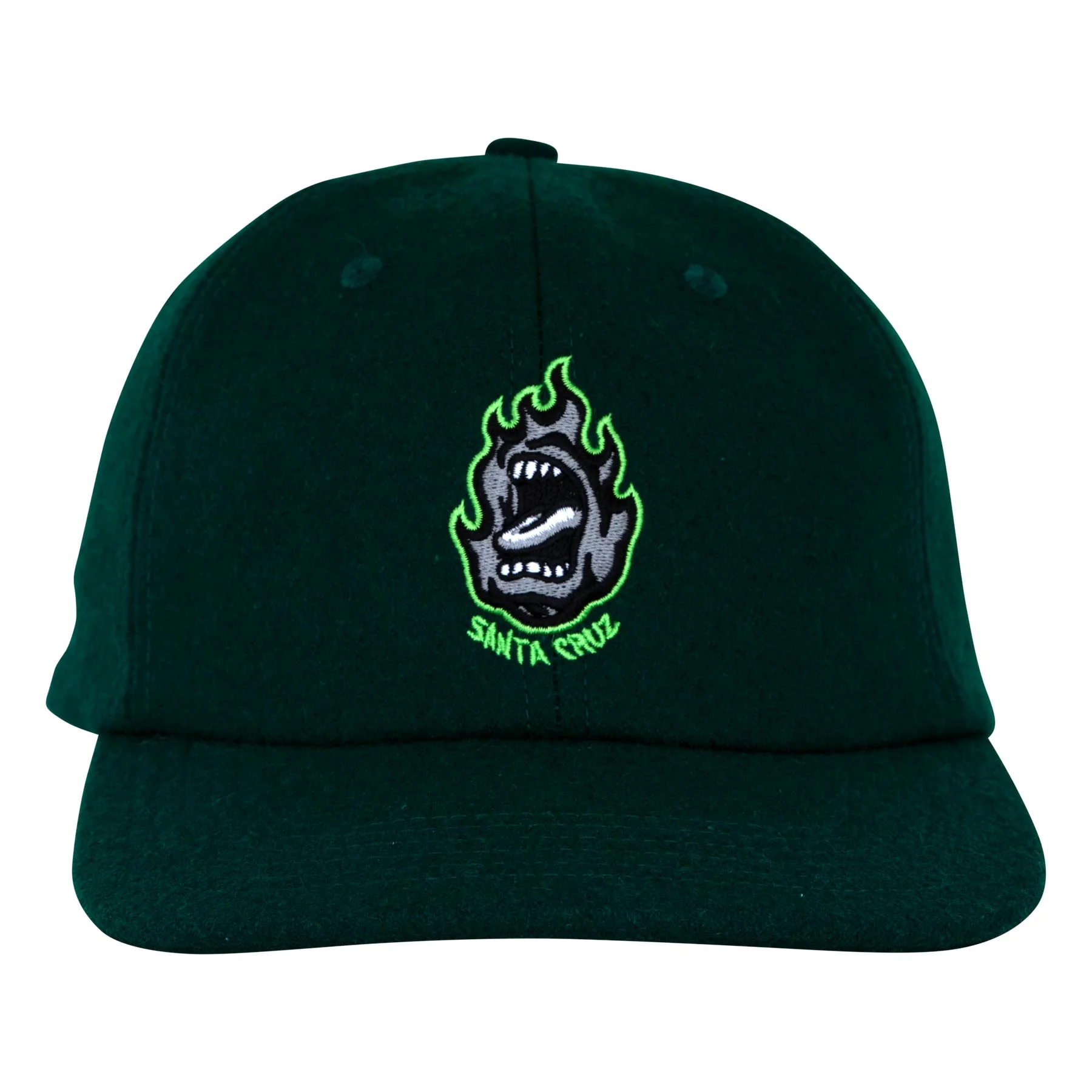Screaming Fire Santa Cruz Snapback Hat - Image 3