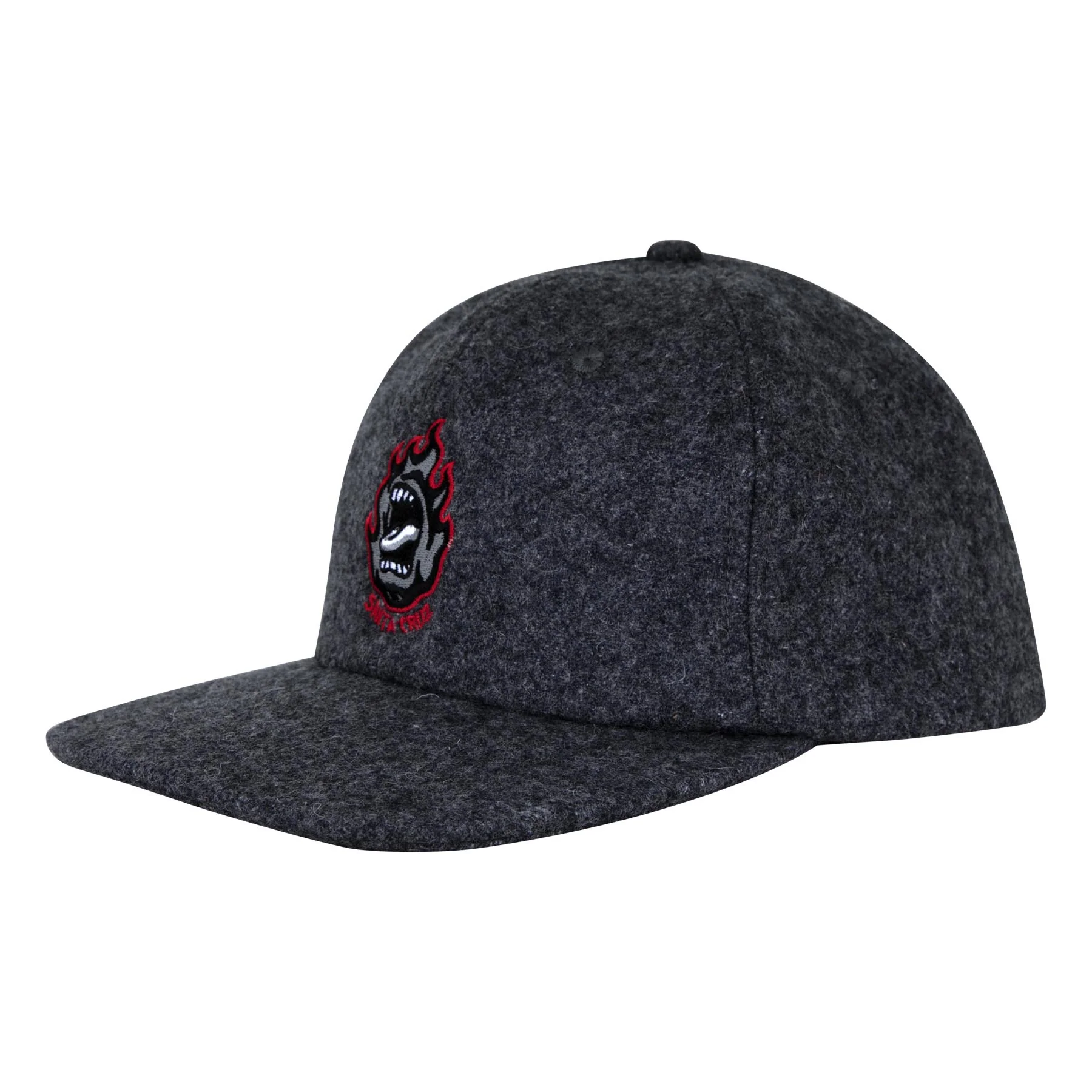 Screaming Fire Santa Cruz Snapback Hat - Image 5