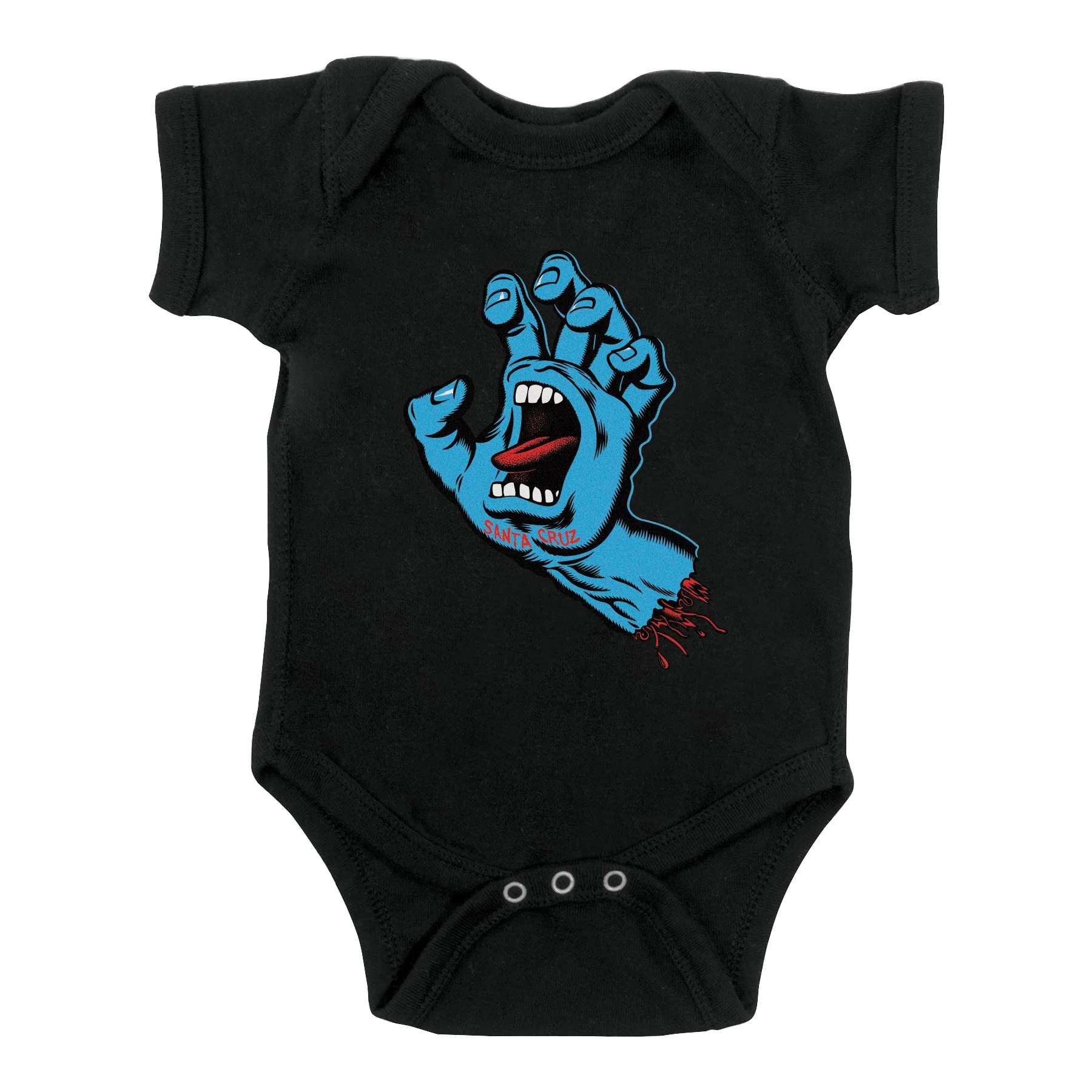 Screaming Hand Santa Cruz Baby One Piece Bodysuit