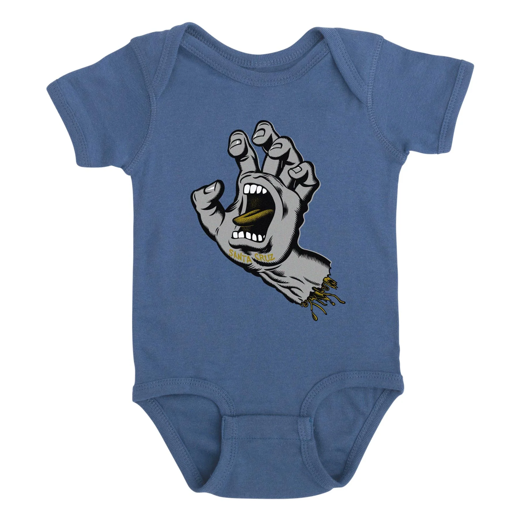 Screaming Hand Santa Cruz Baby One Piece Bodysuit - Image 2