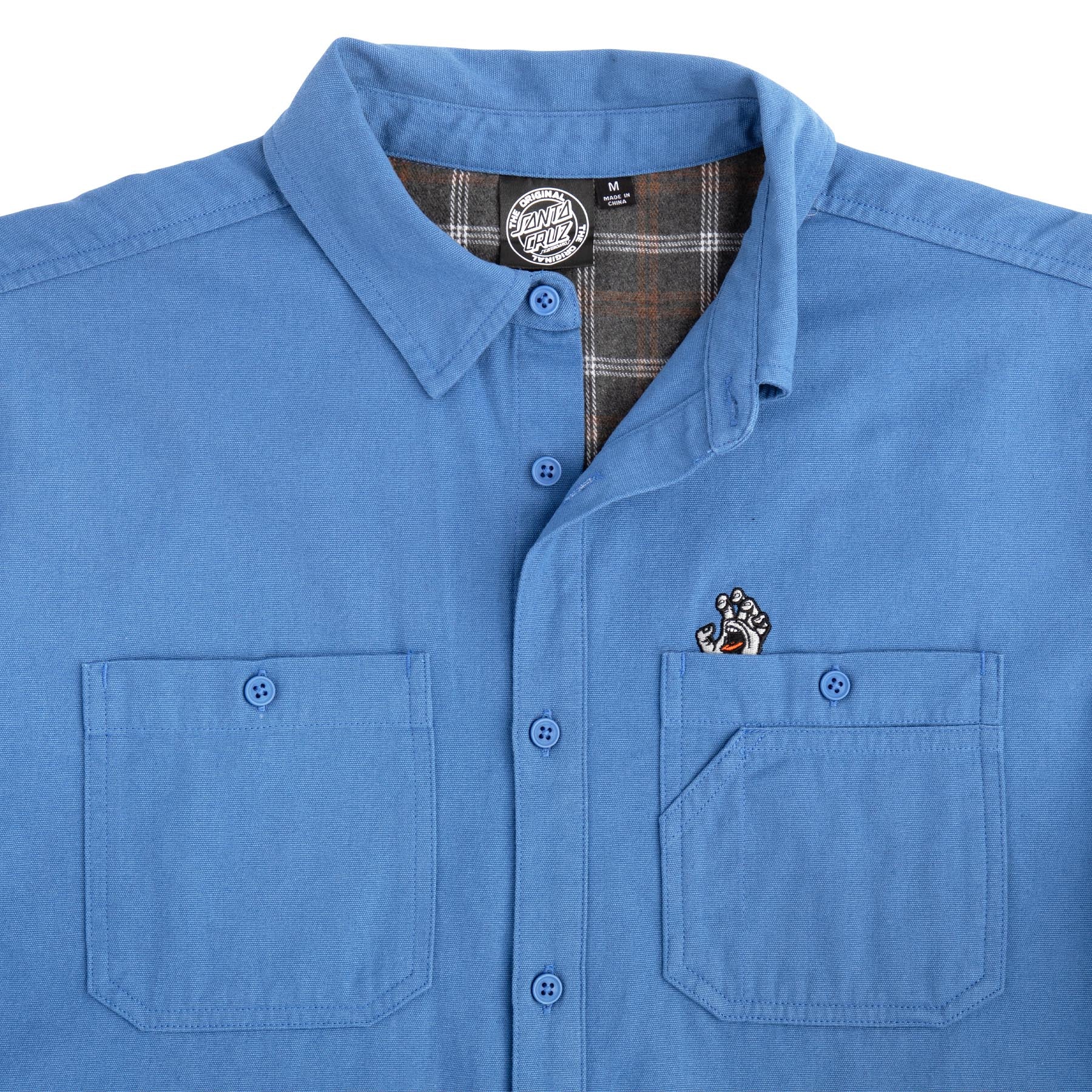Screaming Hand Mens Santa Cruz Longsleeve Shirt - Image 4