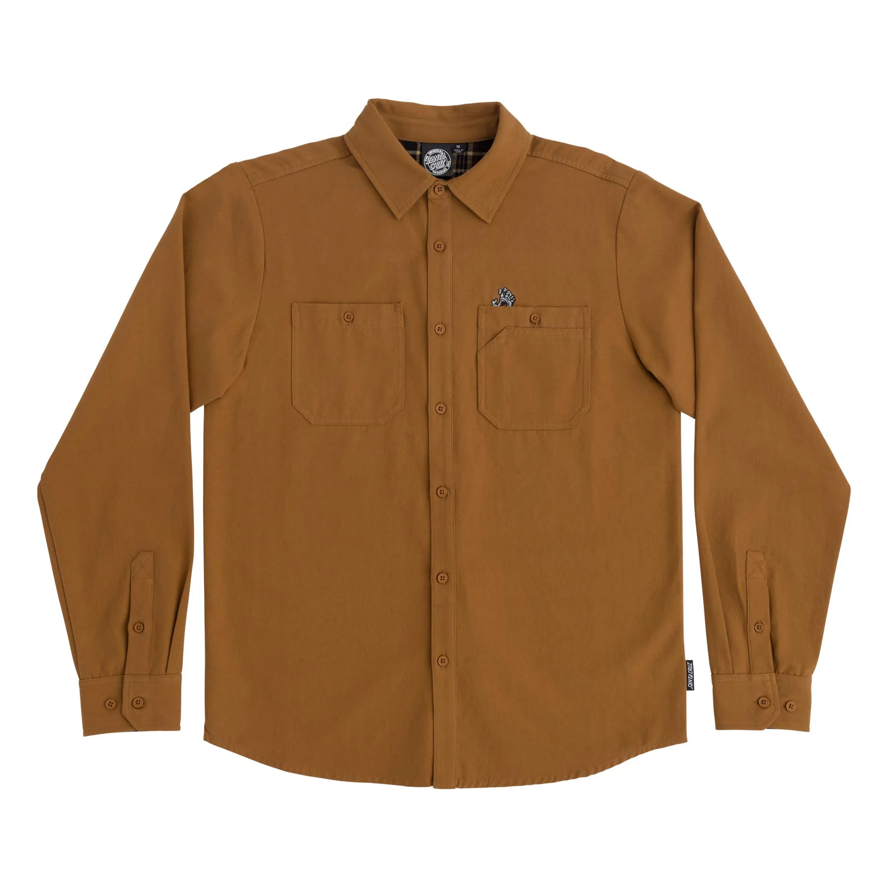 Screaming Hand Mens Santa Cruz Longsleeve Shirt - Image 8