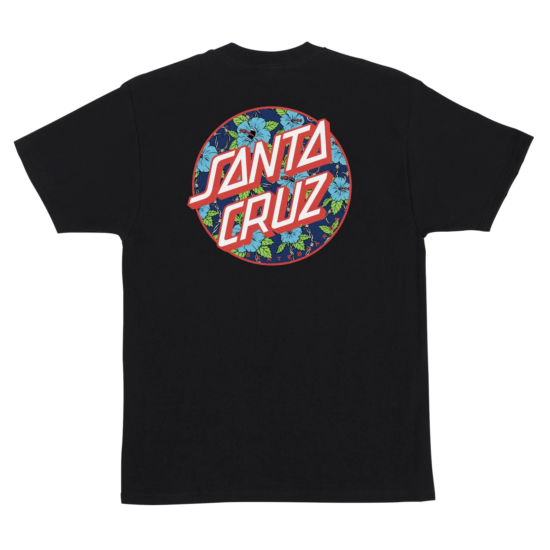 Screaming Hibiscus Dot Mens Santa Cruz T-Shirt - Image 4