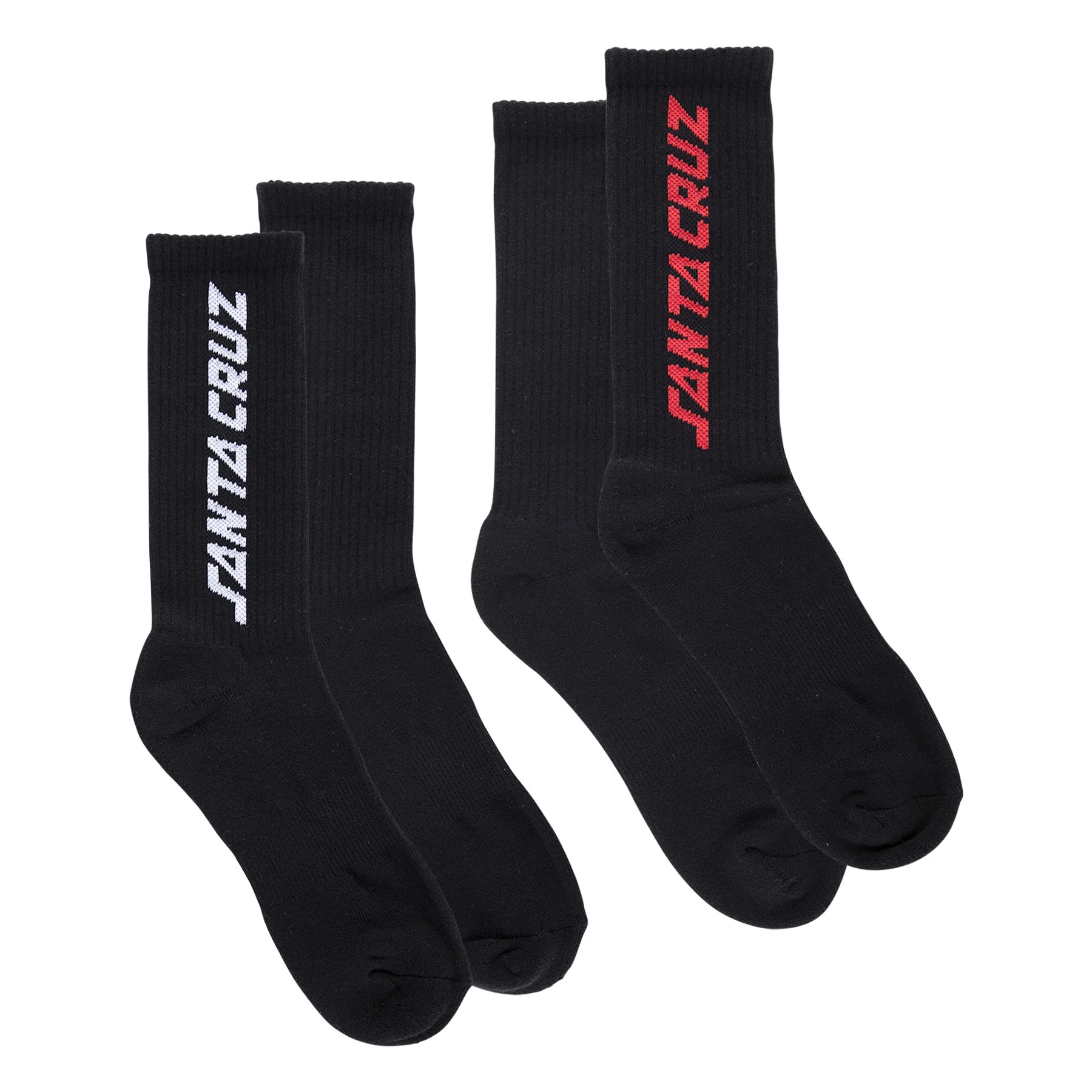 Solid Strip Mens Santa Cruz Socks X2 Pairs - Image 4