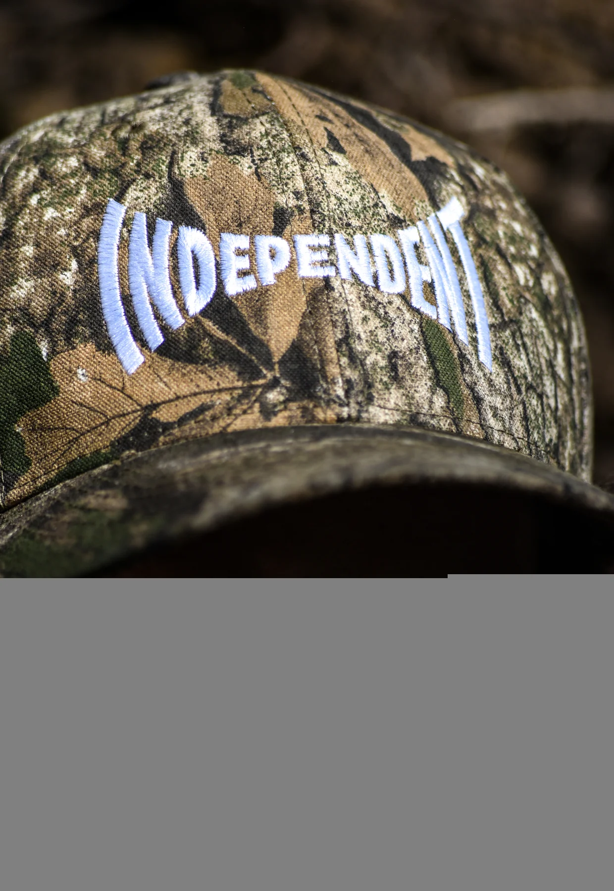 Span Logo Mens Independent x Realtree Snapback Hat - Image 5