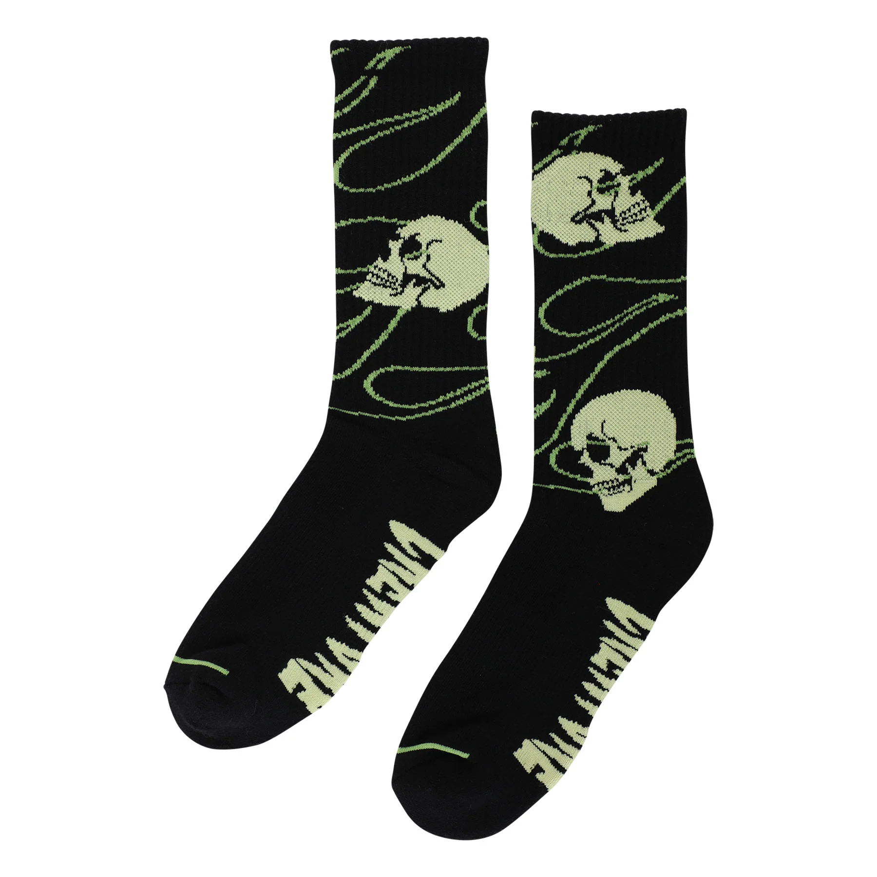Spiral Skull Mens Creature Socks