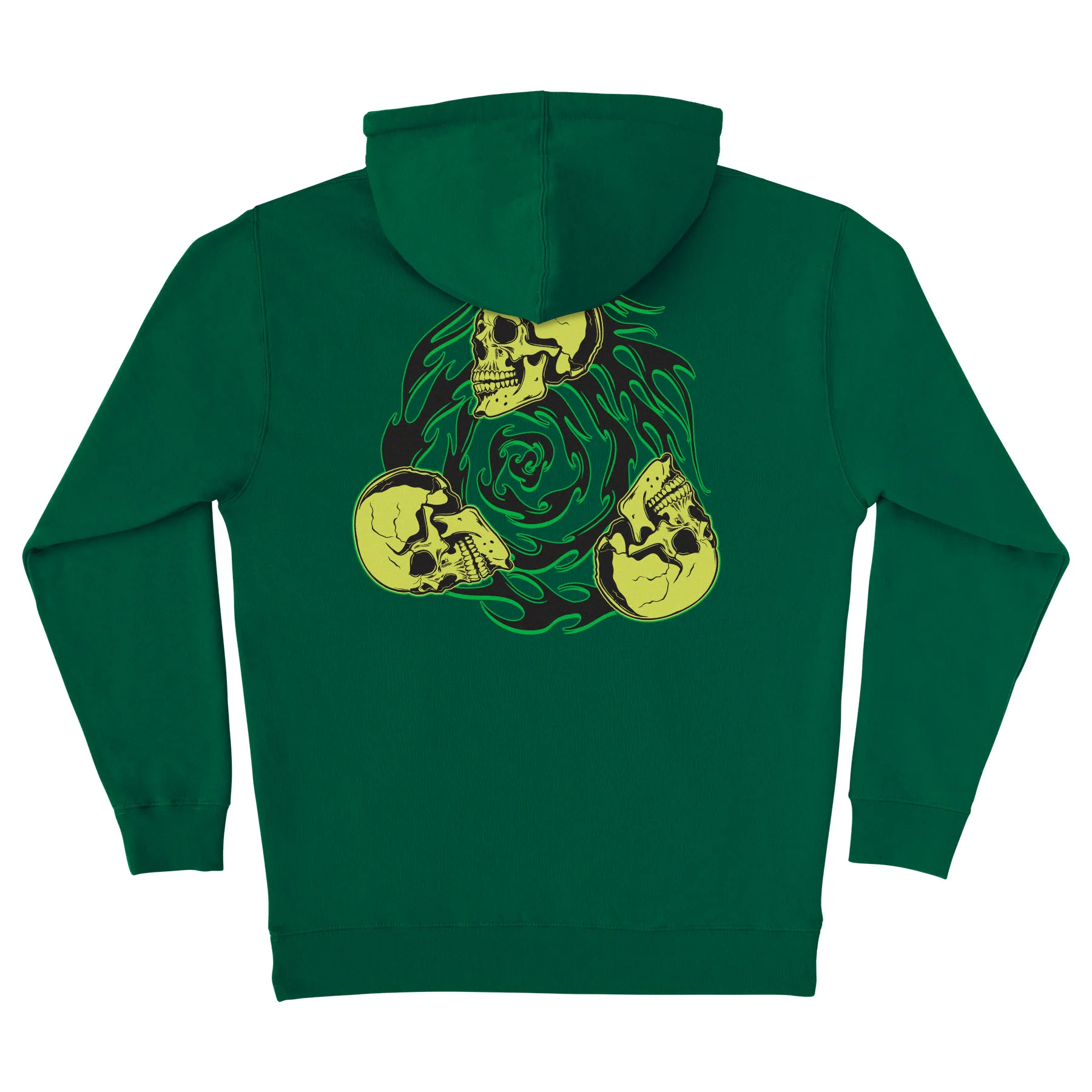 Spiral Skull Mens Creature Hoodie - Image 4