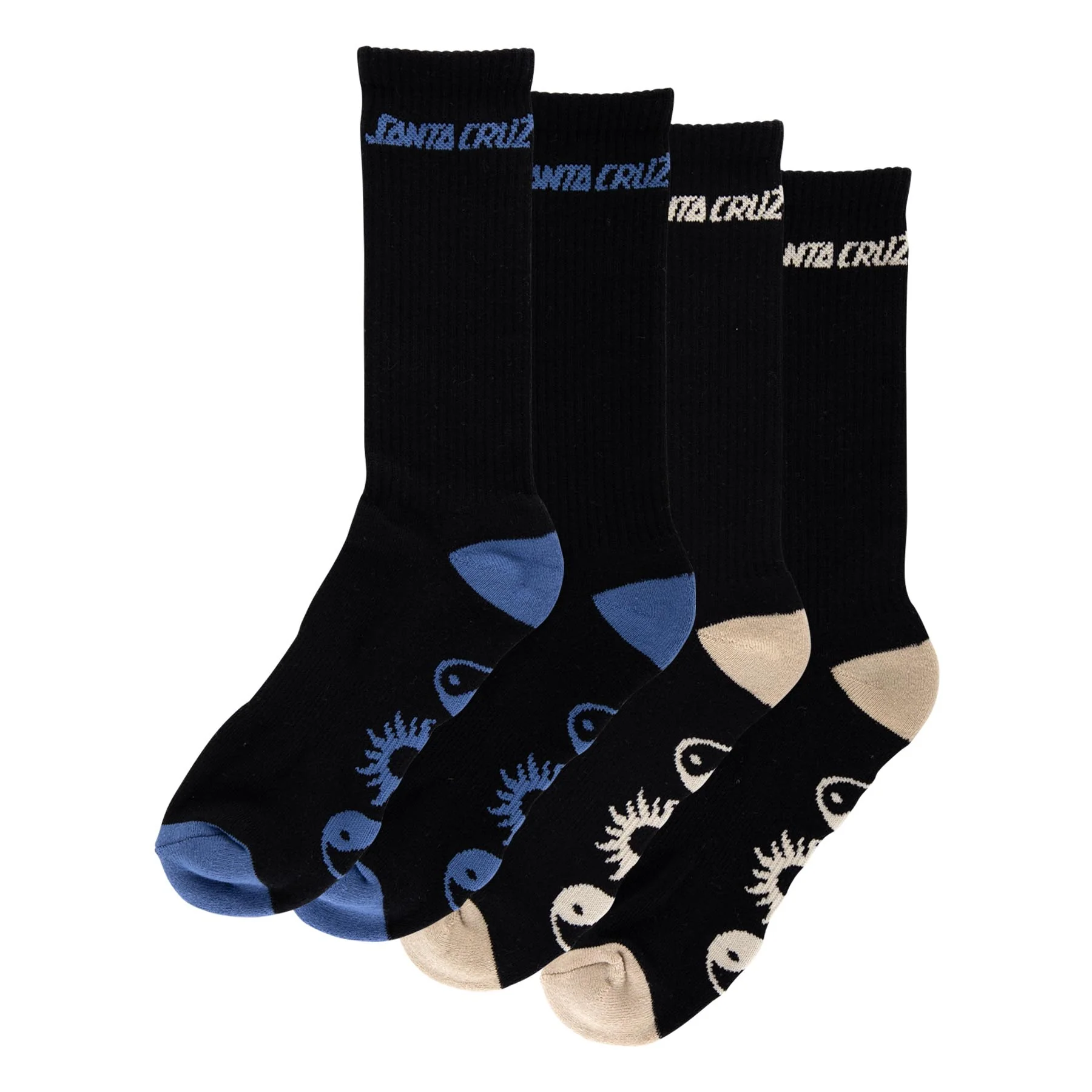 Strange Strip Mens Santa Cruz Socks X2 Pairs