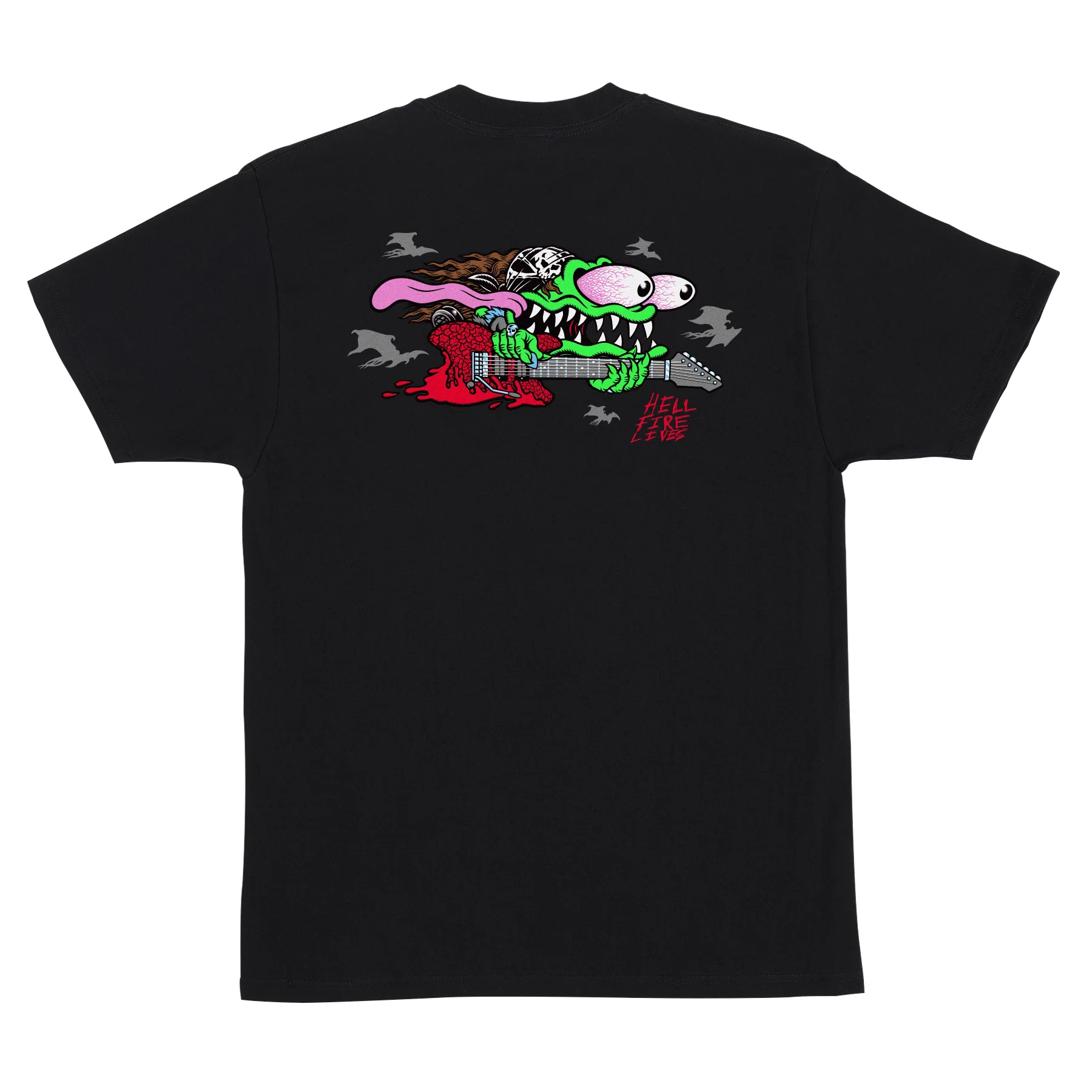 Stranger Things Eddie Slasher Mens Santa Cruz T-Shirt - Image 2