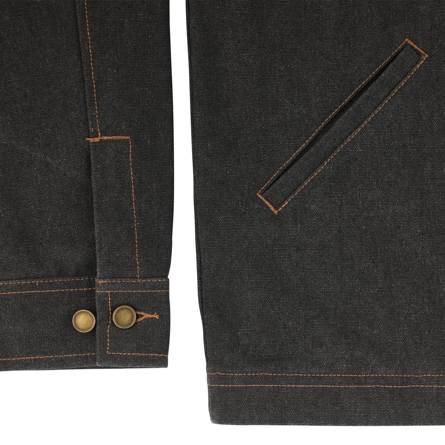 Strip Classics Mens Santa Cruz Canvas Work Jacket - Image 4