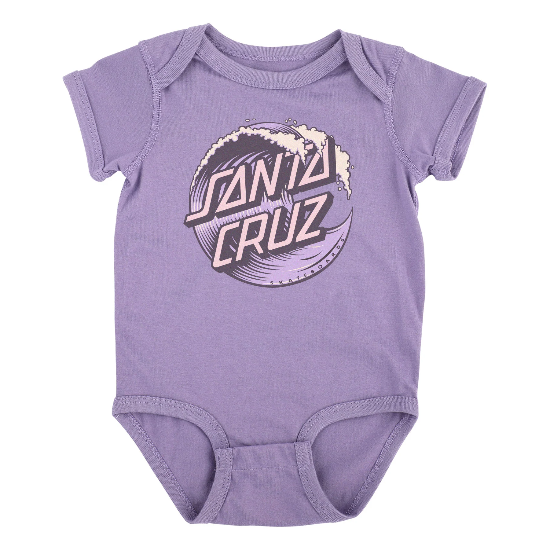 Wave Dot Santa Cruz Baby One Piece Bodysuit - Image 5