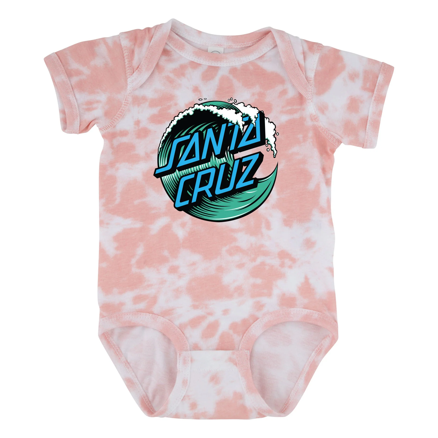 Wave Dot Santa Cruz Baby One Piece Bodysuit - Image 7