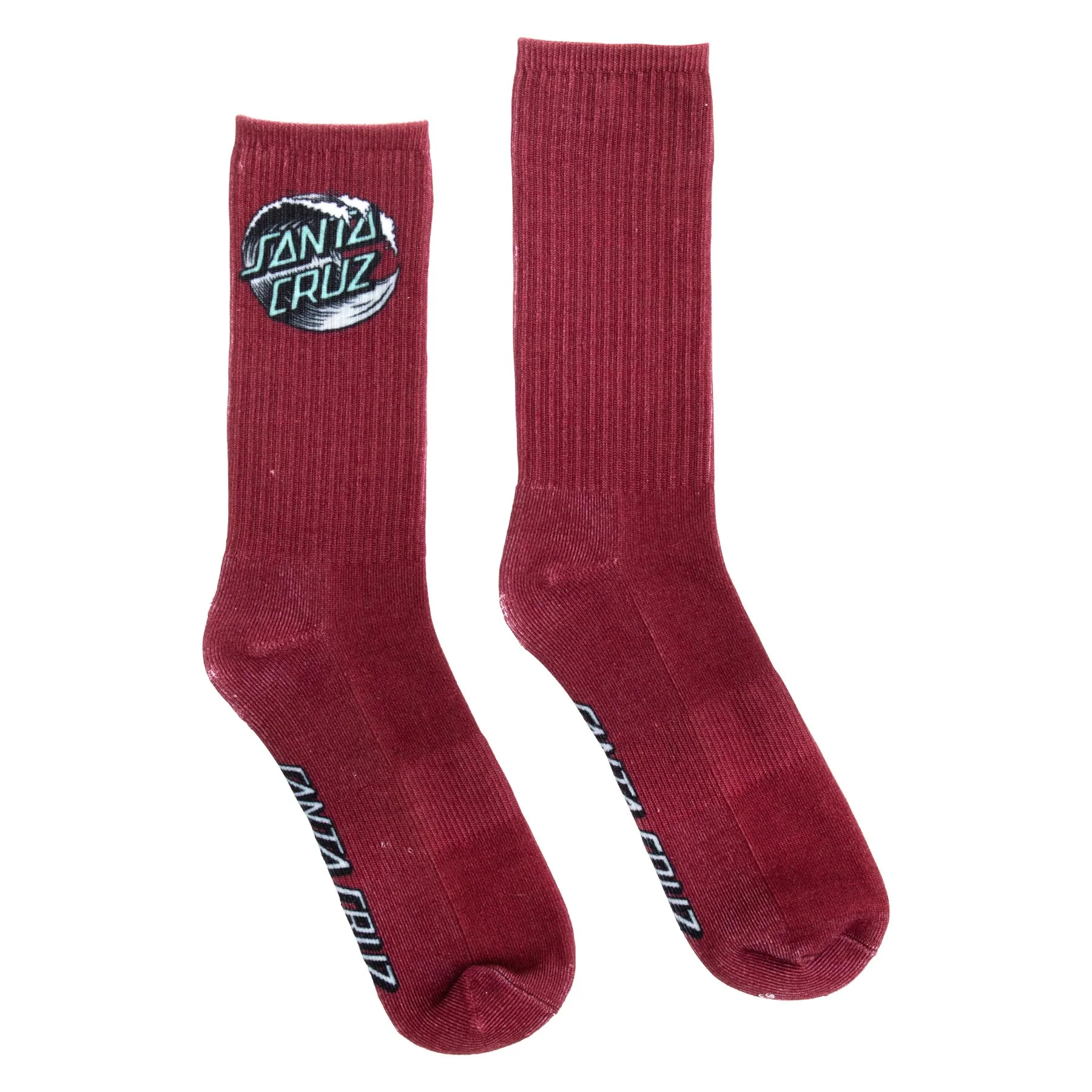 Wave Dot Mens Santa Cruz Socks - Image 3