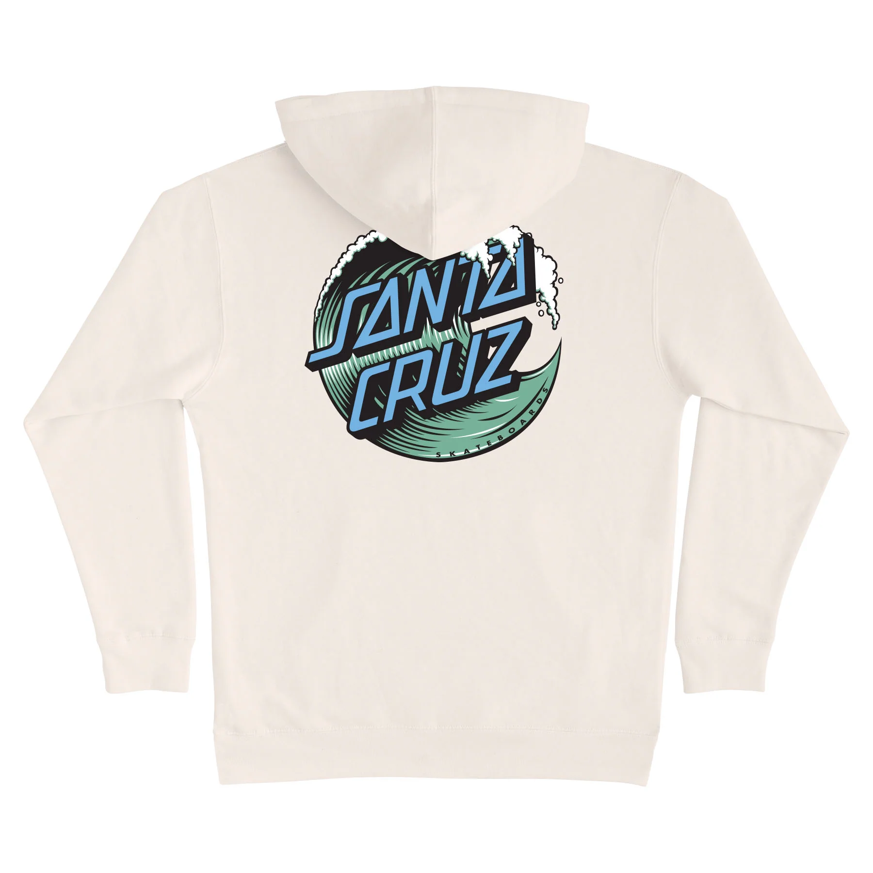 Wave Dot Mens Santa Cruz Hoodie - Image 10
