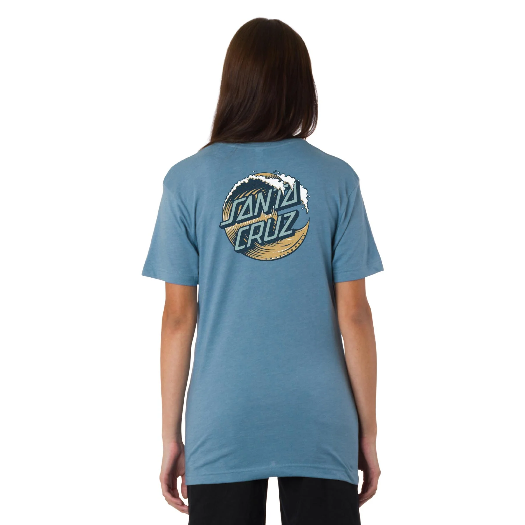 Wave Dot Womens Santa Cruz T-Shirt - Image 15