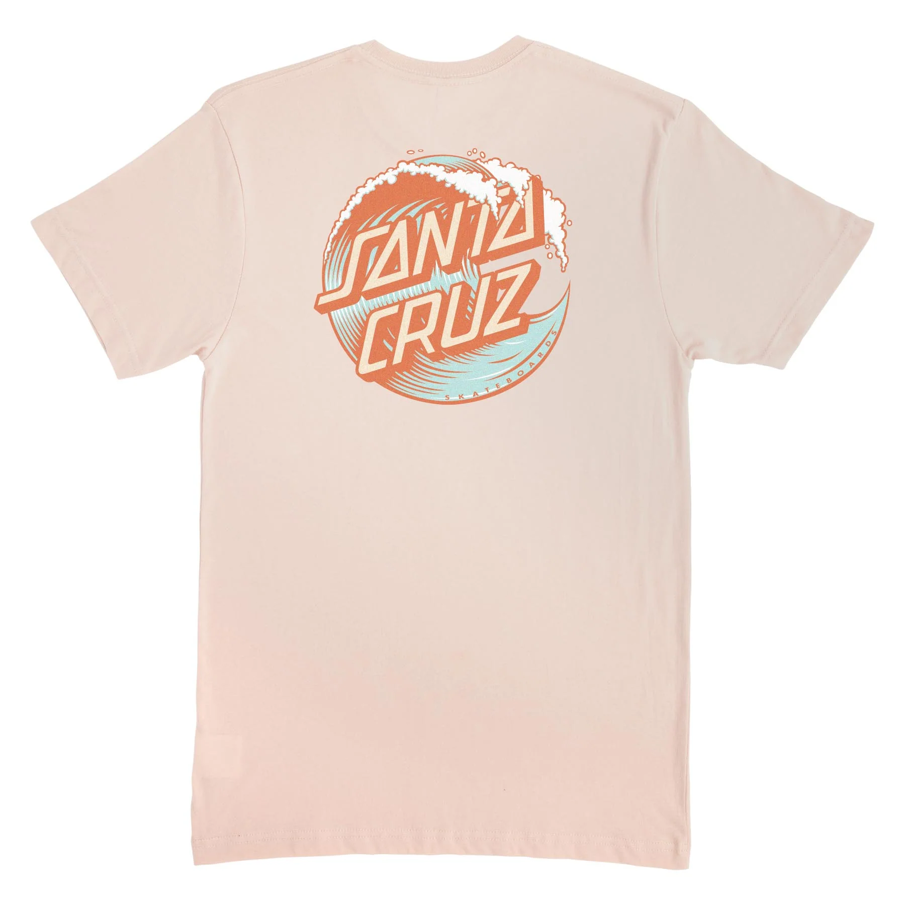 Wave Dot Womens Santa Cruz T-Shirt - Image 5