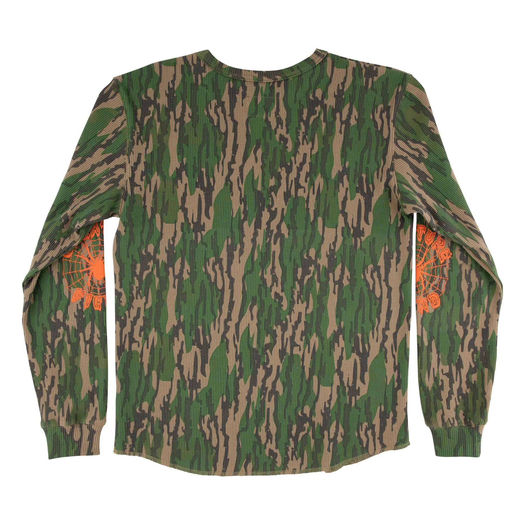 Web Waffle Thermal Mens Creature Longsleeve T-Shirt - Image 2
