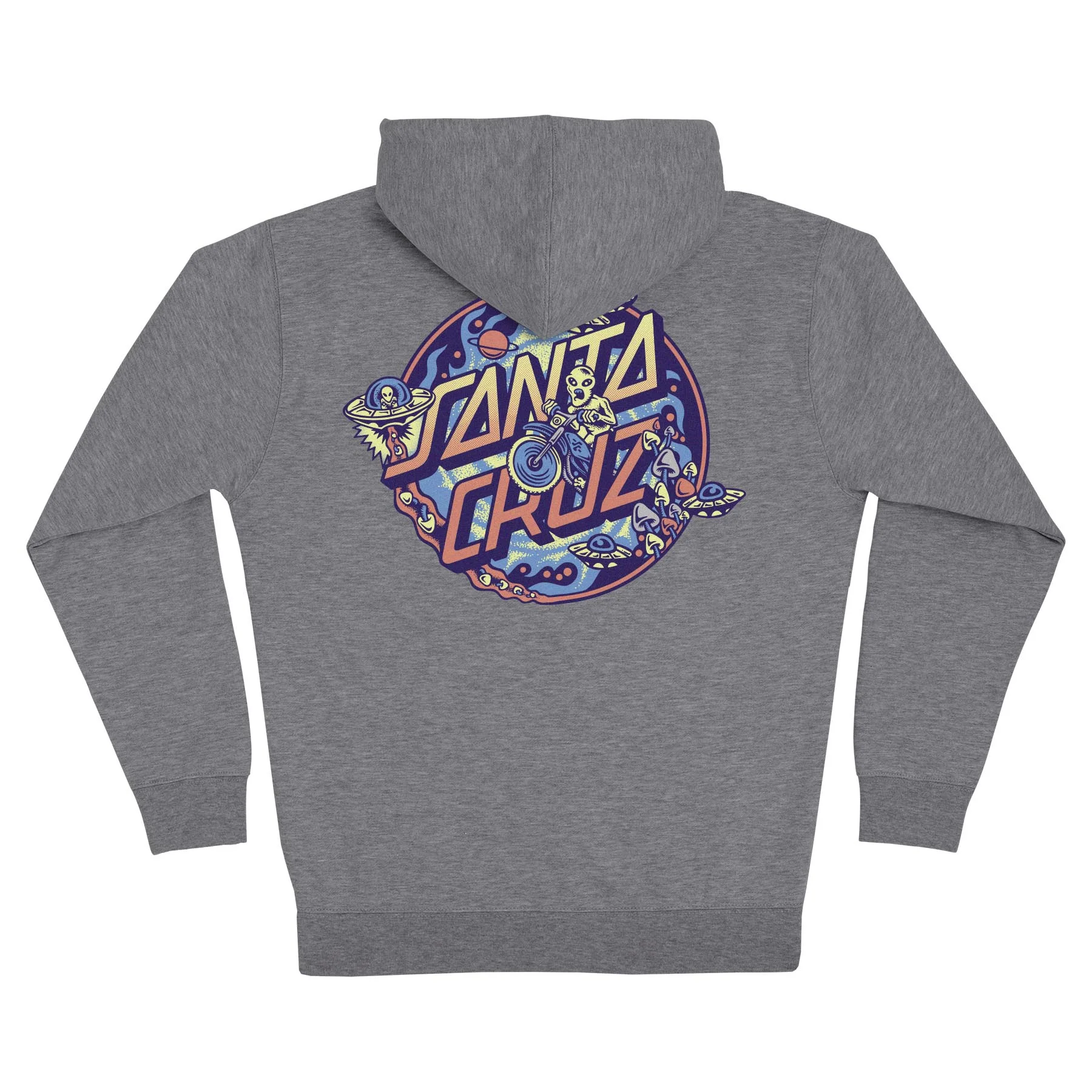 Winkowski Dope Planet 2 Mens Santa Cruz Zip Hoodie - Image 3